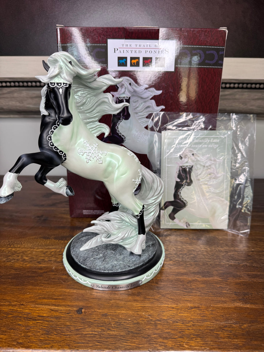 Stunning NIB Trail of Painted Ponies "Chantilly Lace" Figurine