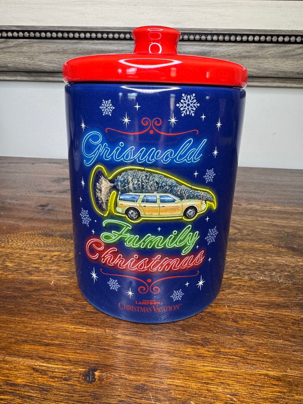 New in Box Enesco Griswold Family Vacation Cookie Jar