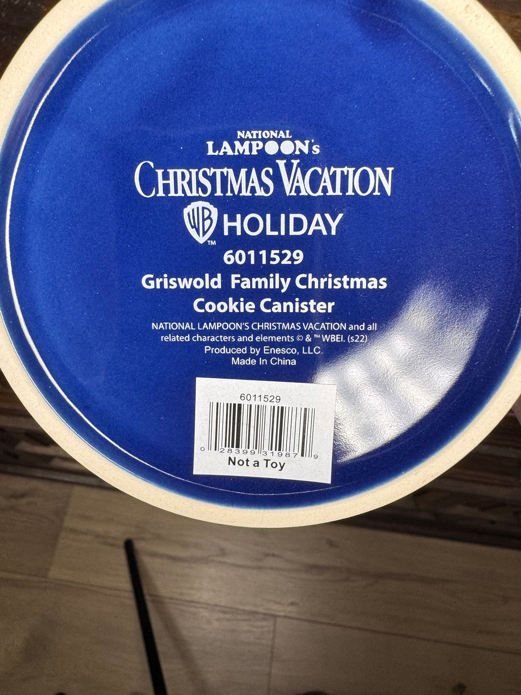 New in Box Enesco Griswold Family Vacation Cookie Jar