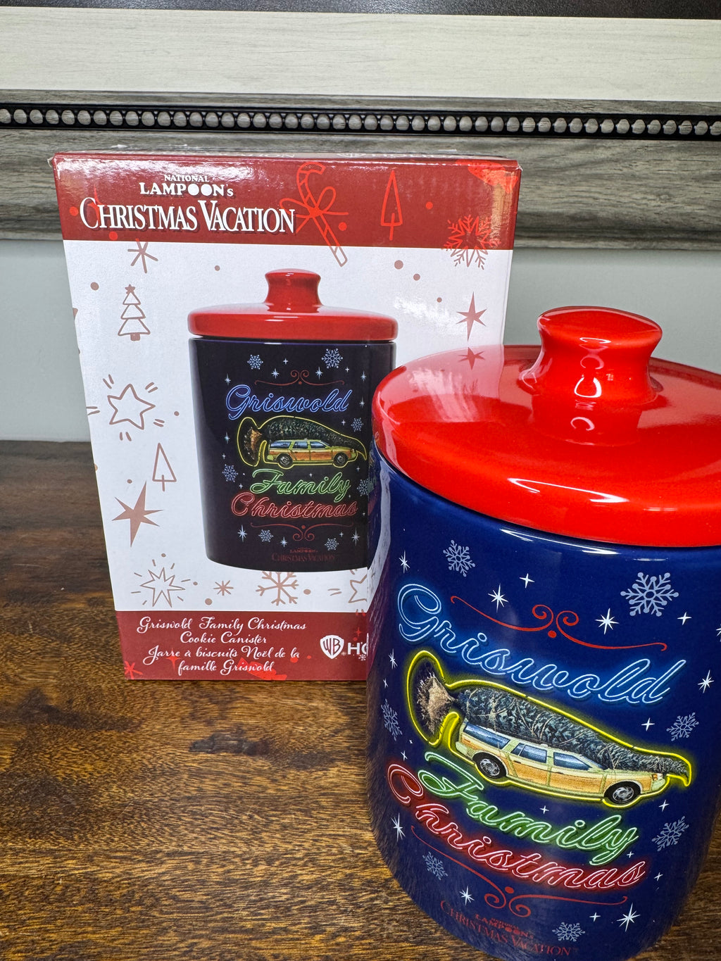 New in Box Enesco Griswold Family Vacation Cookie Jar