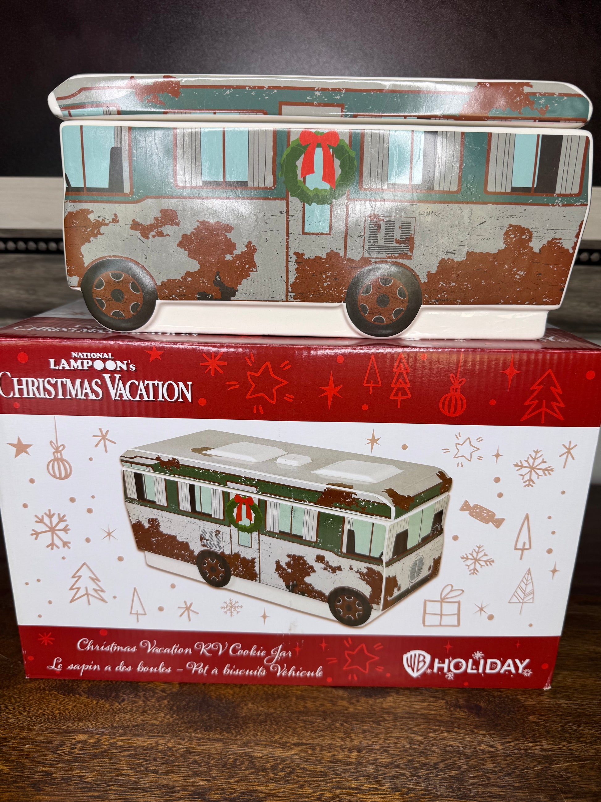 New in Box Enesco Griswold Christmas Vacation RV Cookie Jar