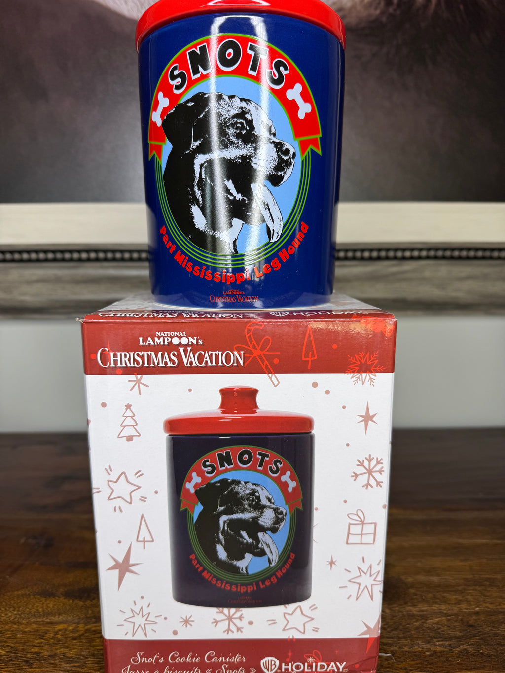 New in Box Enesco National Lampoon's Christmas Vacation "Snots" Cookie Jar