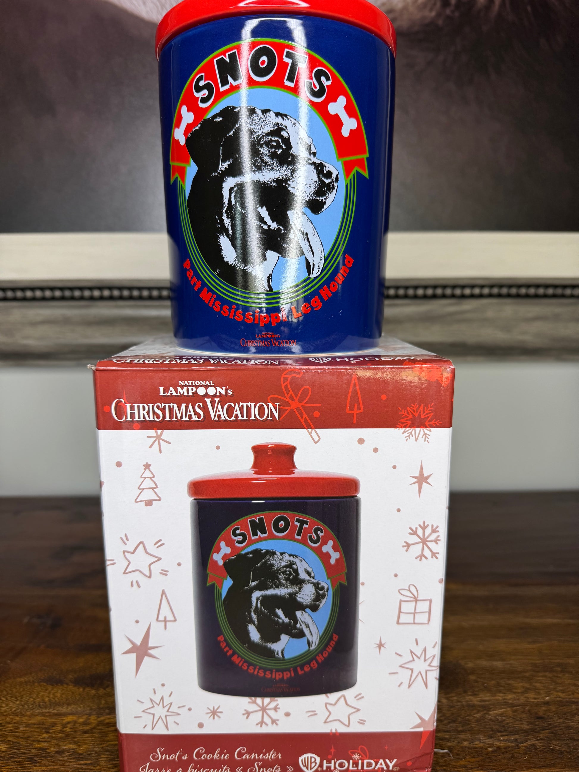New in Box Enesco National Lampoon's Christmas Vacation "Snots" Cookie Jar