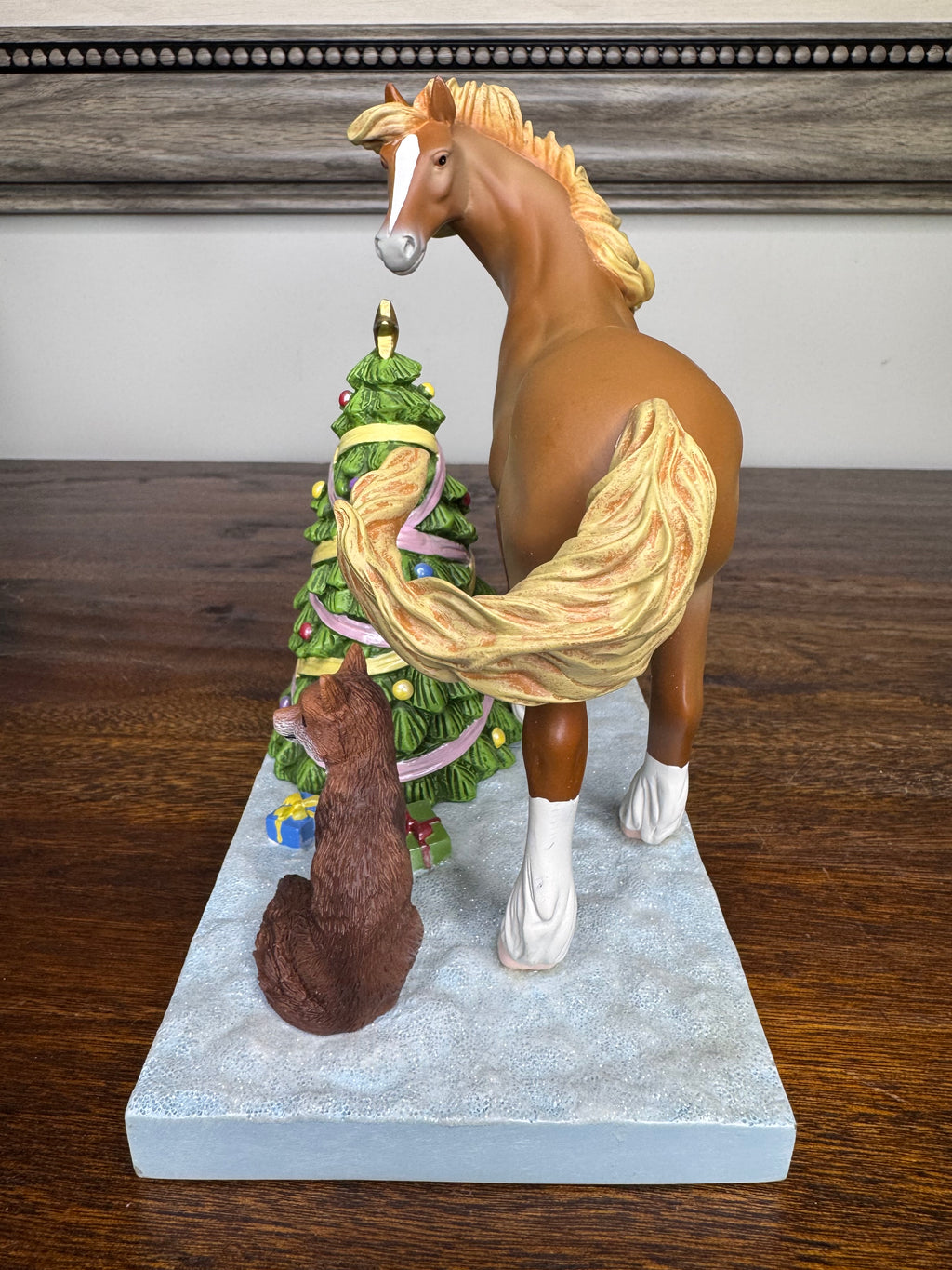 New in Box Trail of Painted Ponies "A Christmas Gathering"
