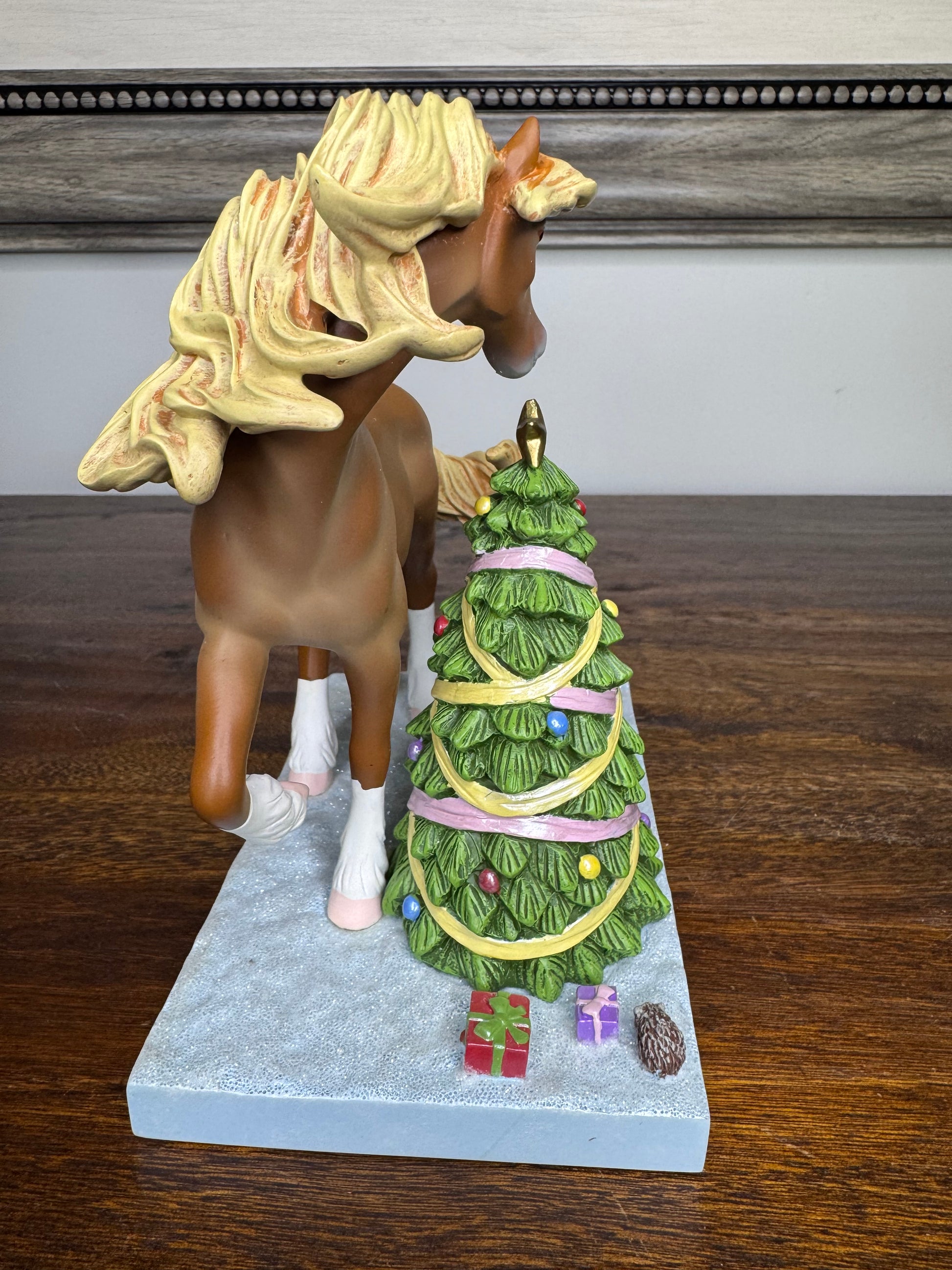 New in Box Trail of Painted Ponies "A Christmas Gathering"