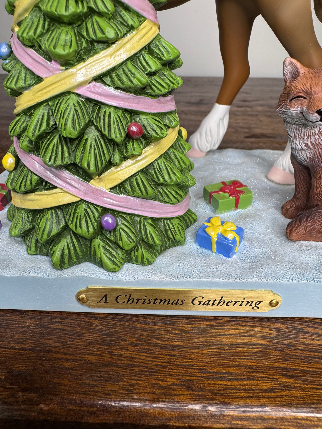 New in Box Trail of Painted Ponies "A Christmas Gathering"