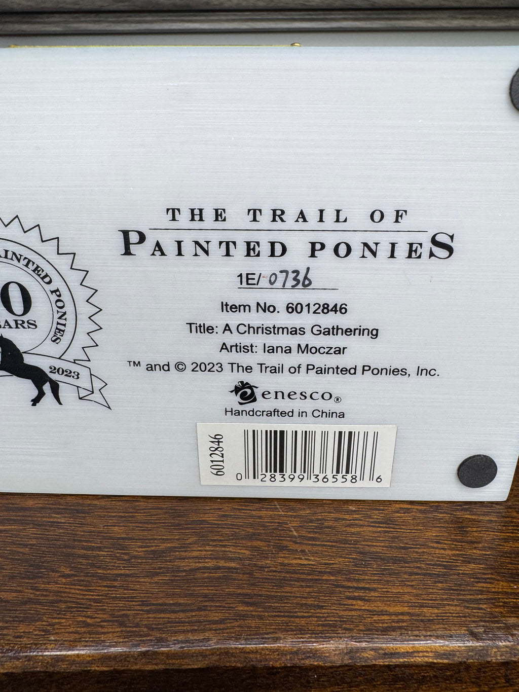 New in Box Trail of Painted Ponies "A Christmas Gathering"