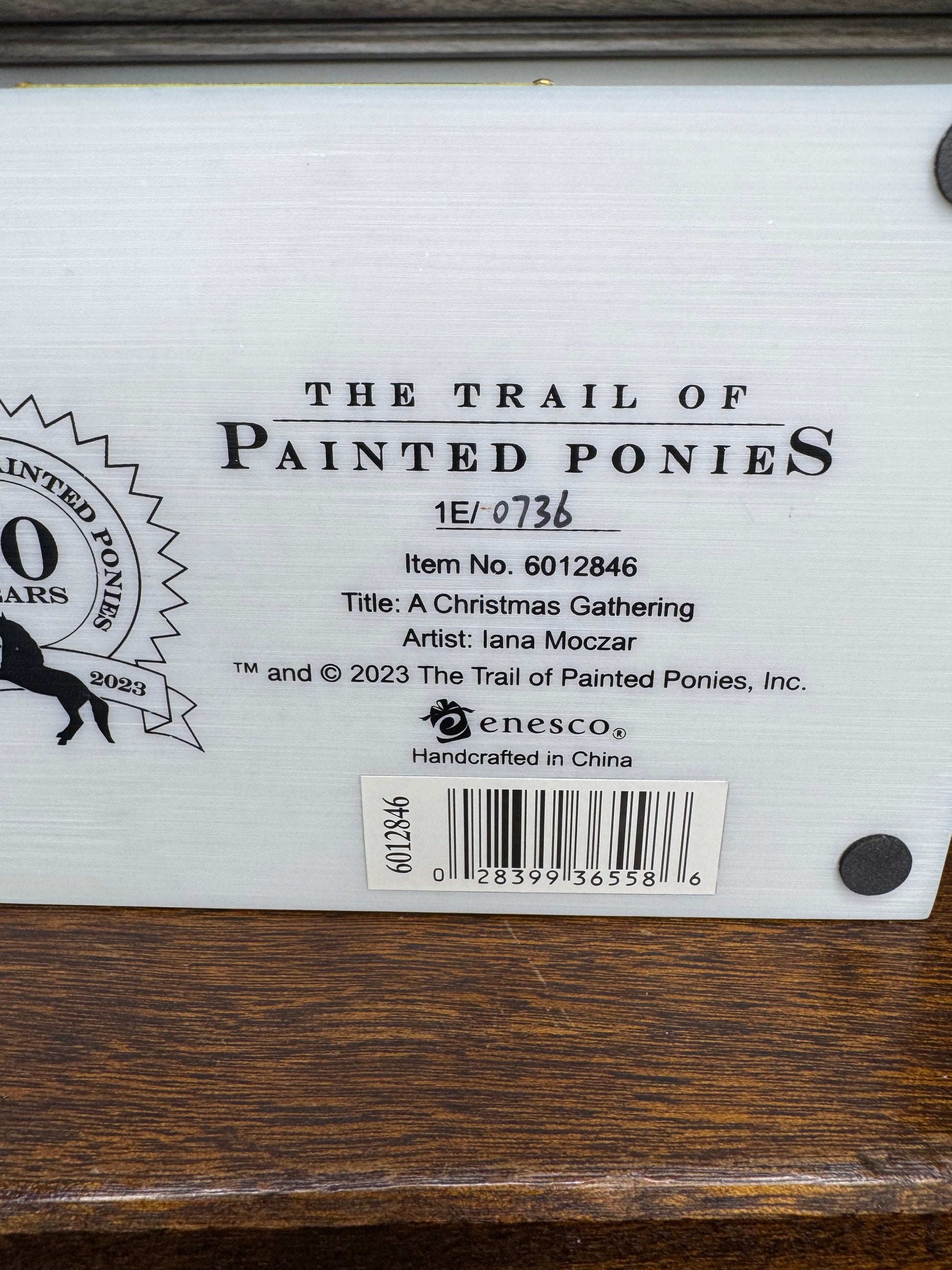 New in Box Trail of Painted Ponies "A Christmas Gathering"