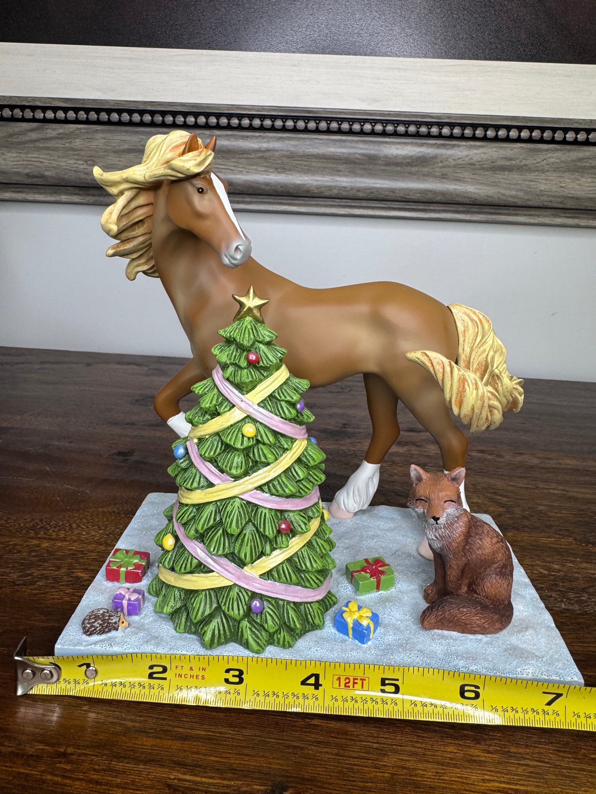 New in Box Trail of Painted Ponies "A Christmas Gathering"