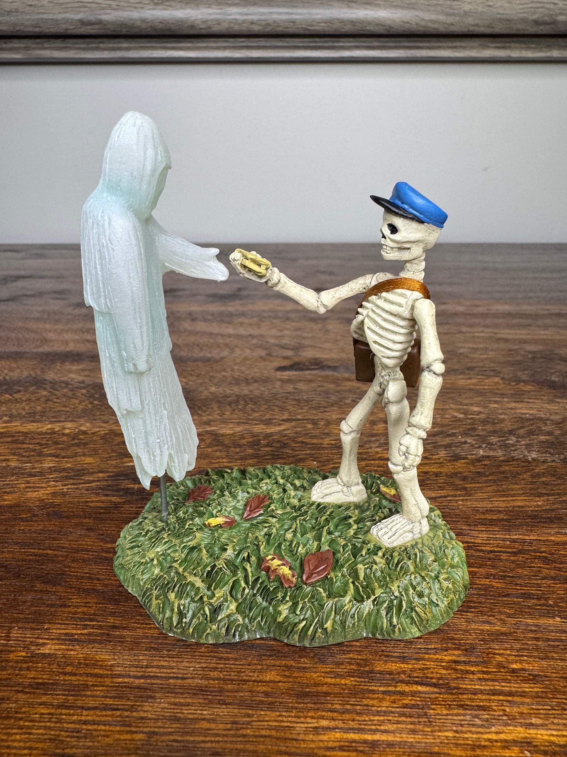 Dept 56 Snow Village Halloween Accessory "Rain Nor Sleet Nor Fright"