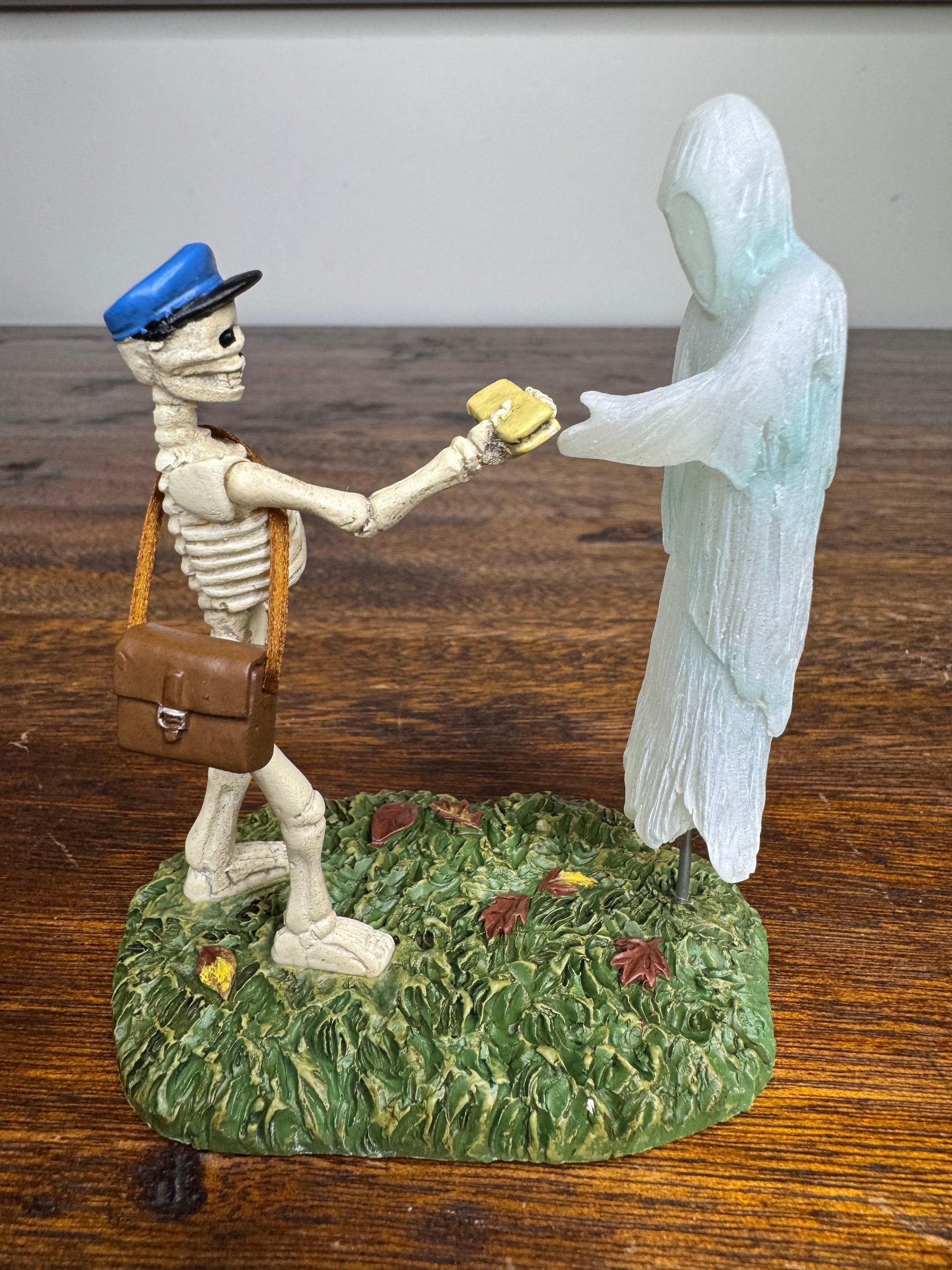 Dept 56 Snow Village Halloween Accessory "Rain Nor Sleet Nor Fright"