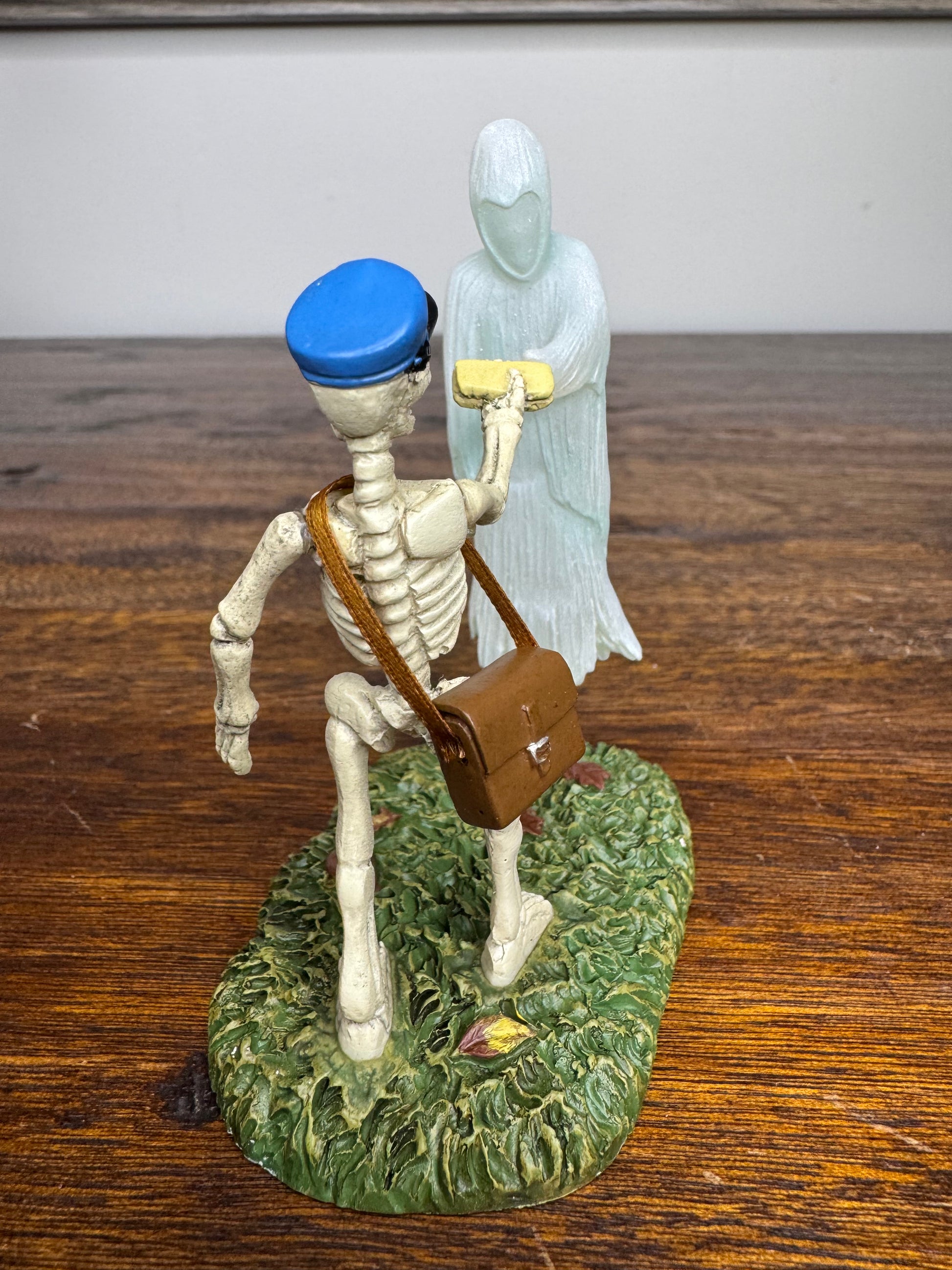 Dept 56 Snow Village Halloween Accessory "Rain Nor Sleet Nor Fright"