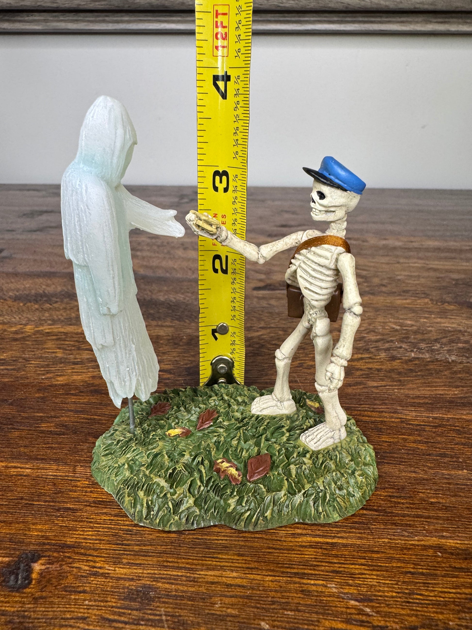 Dept 56 Snow Village Halloween Accessory "Rain Nor Sleet Nor Fright"