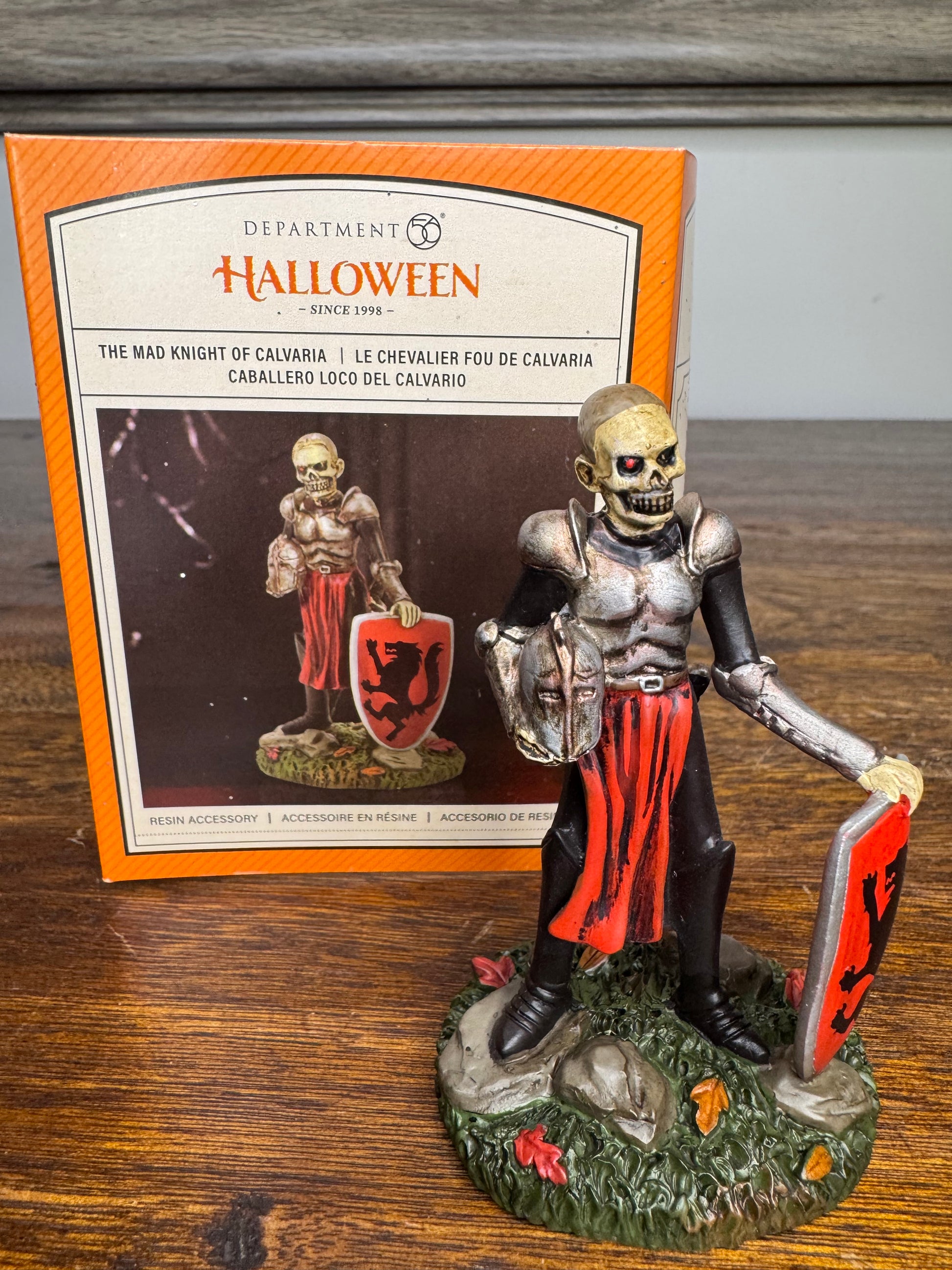 Dept 56 Snow Village Halloween "The Mad Knight of Calavaria"