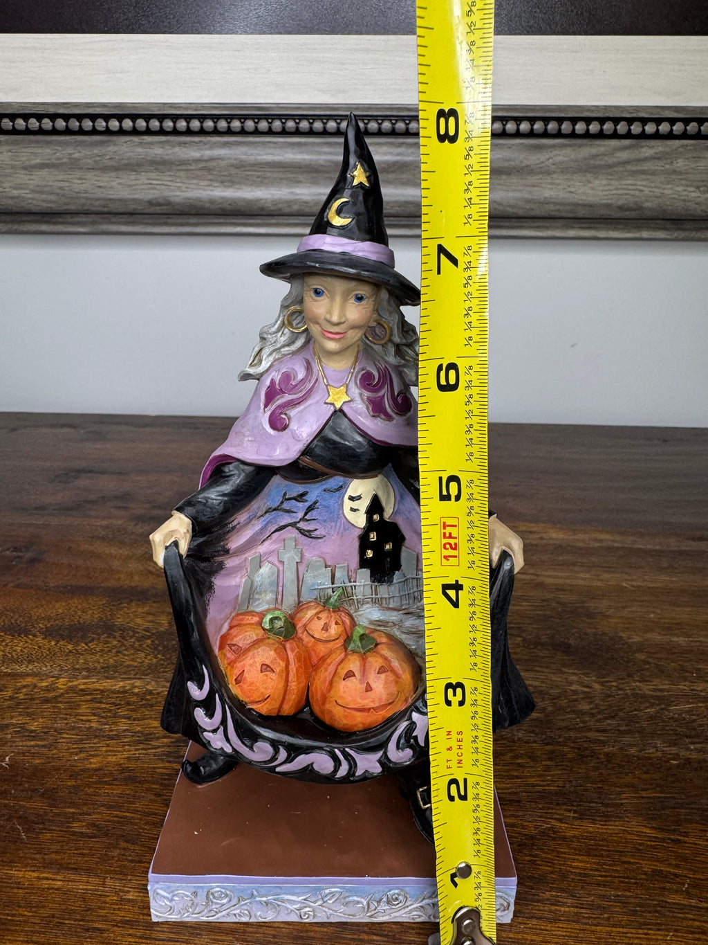 New in Box Jim Shore Heartwood Creek "Wicked Spiced Pumpkins" Witch Figurine
