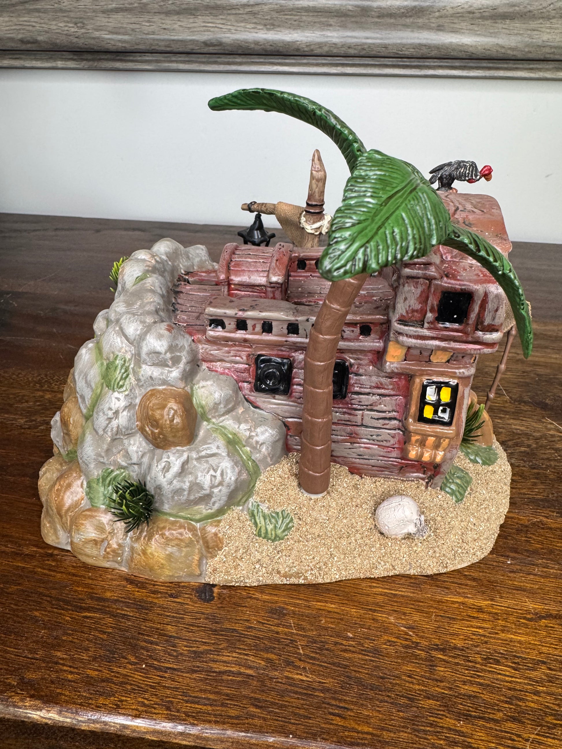 Dept 56 Snow Village Halloween Pirate Haven Hideaway New in Box, Light Up