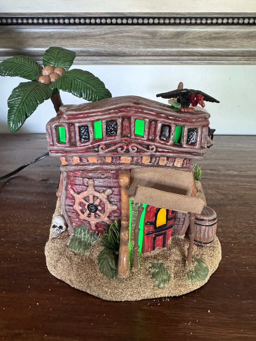 Dept 56 Snow Village Halloween Pirate Haven Hideaway New in Box, Light Up