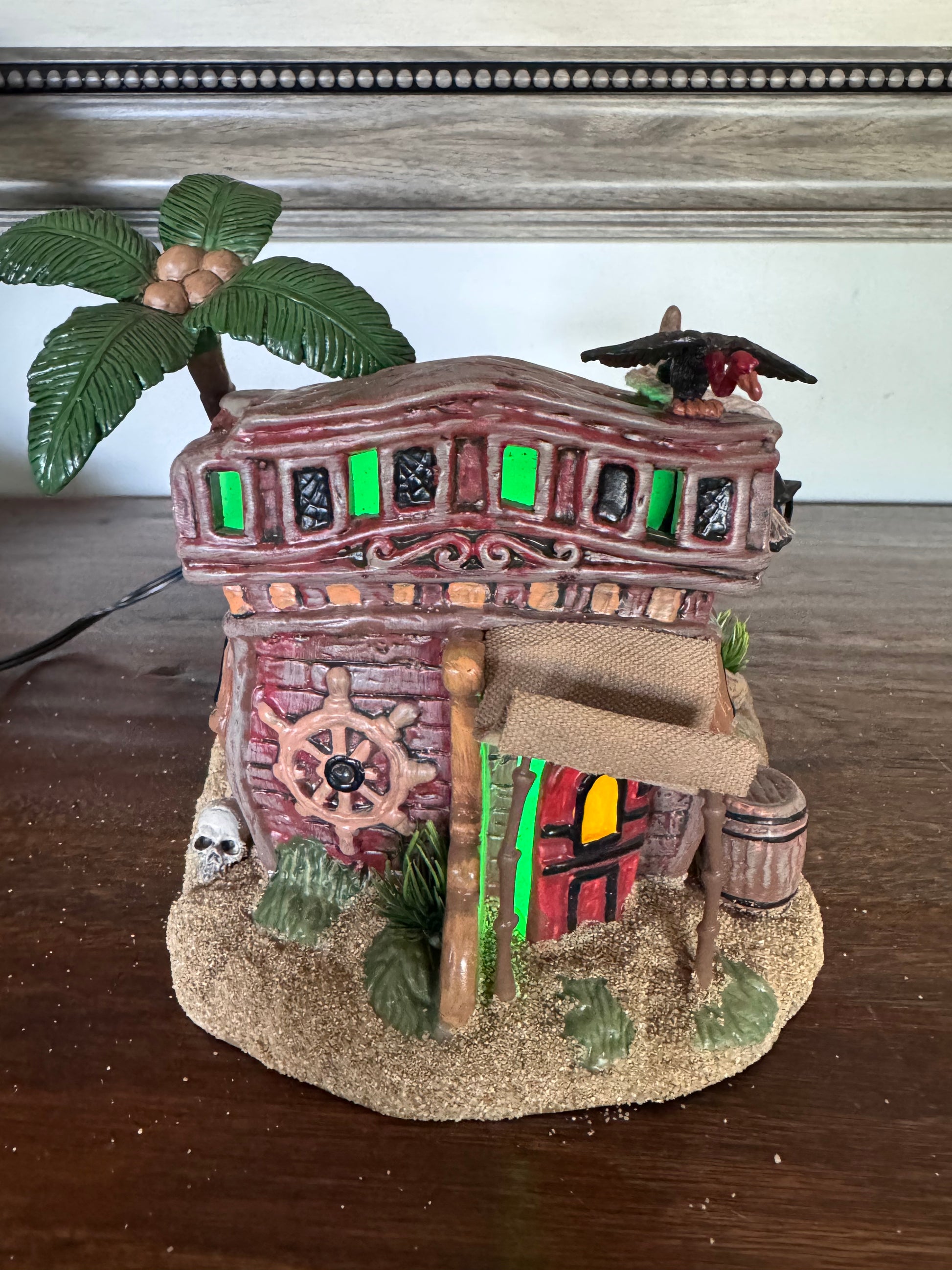 Dept 56 Snow Village Halloween Pirate Haven Hideaway New in Box, Light Up