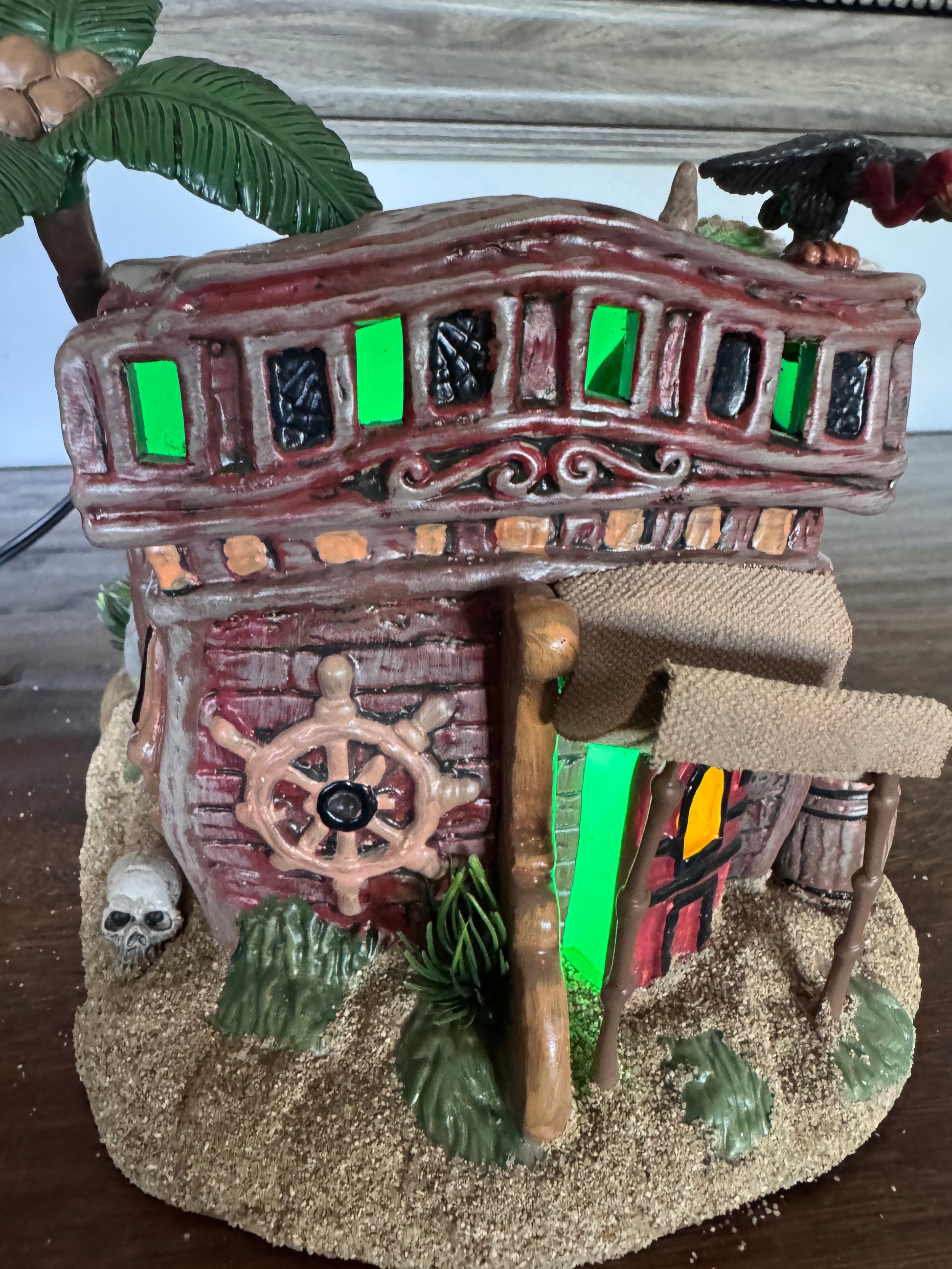 Dept 56 Snow Village Halloween Pirate Haven Hideaway New in Box, Light Up