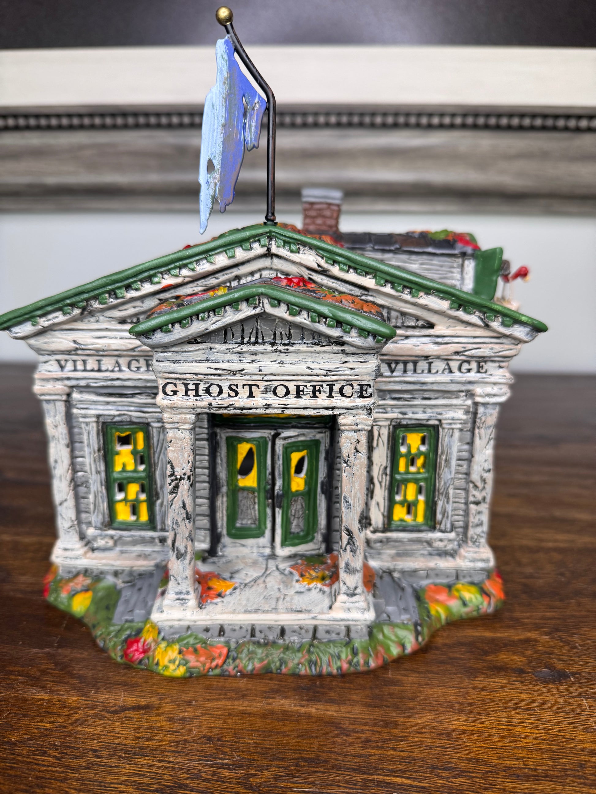 Dept 56 Snow Village Halloween "Ghost Office" New in Box