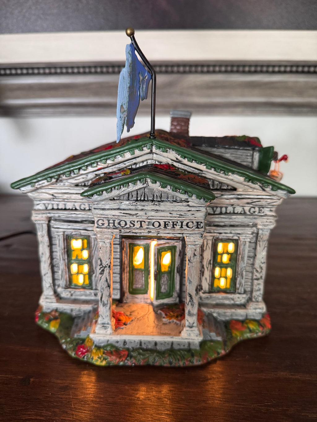 Dept 56 Snow Village Halloween "Ghost Office" New in Box