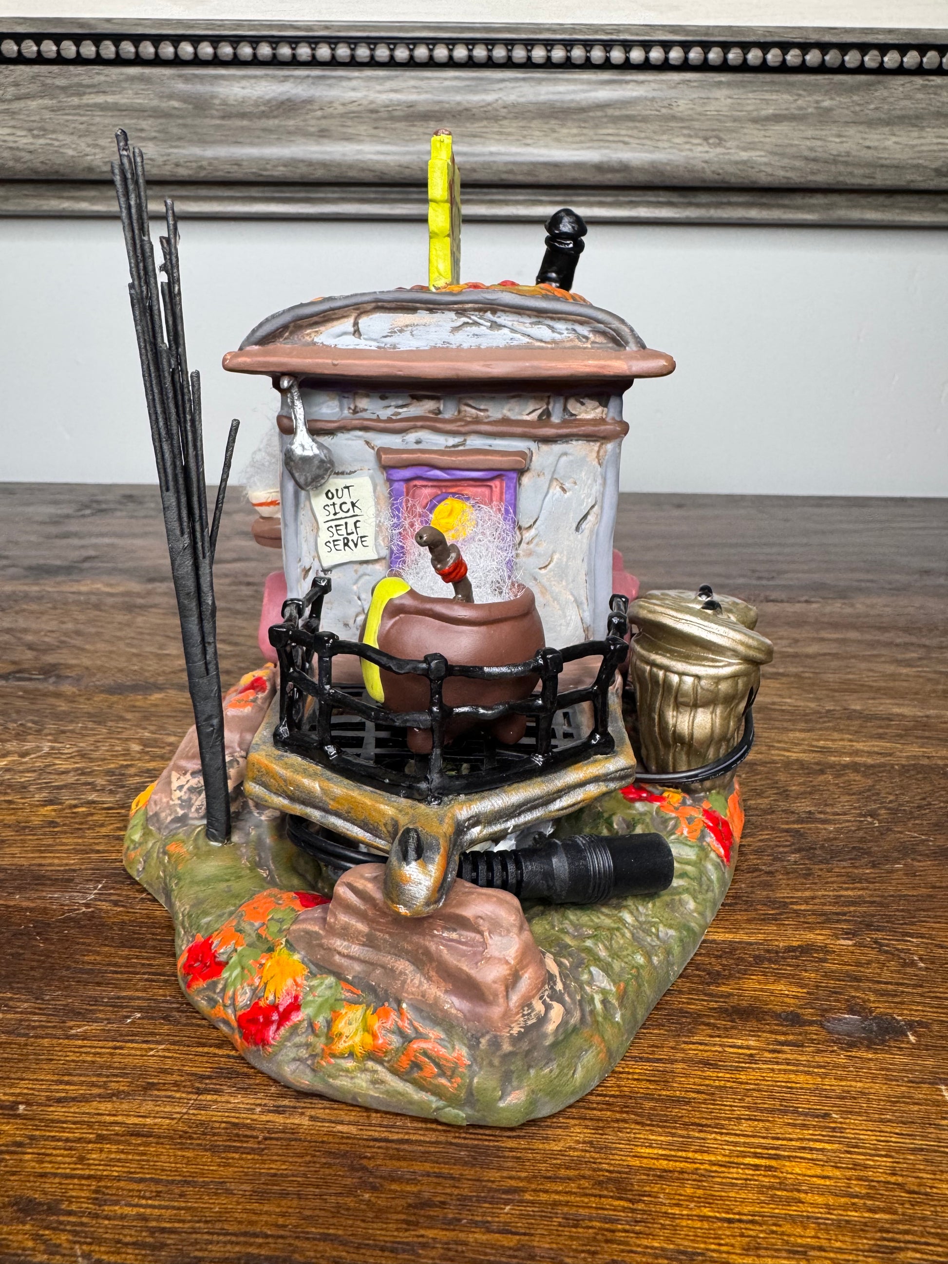 Dept 56 Snow Village Halloween "Upchuck's Soup Kitchen" Light up Building New in Box