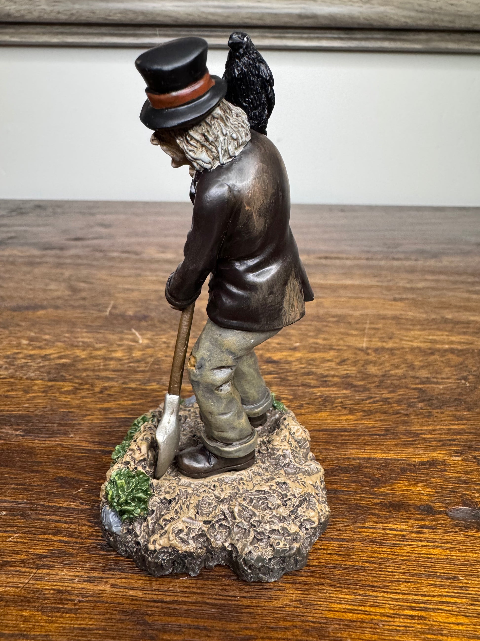 Dept 56 Snow Village Halloween Accessory "Quoth the Raven, Dig Some More"