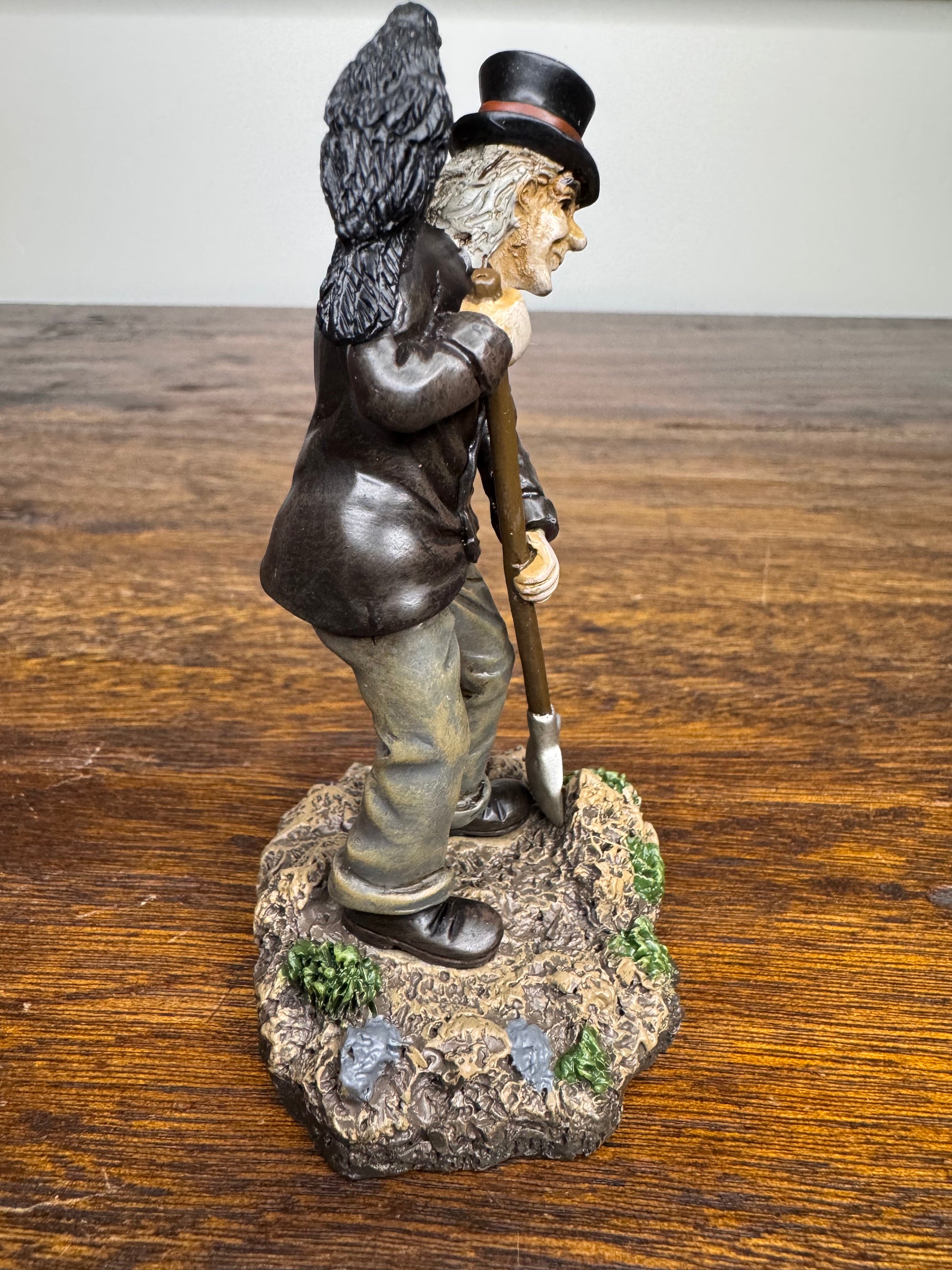 Dept 56 Snow Village Halloween Accessory "Quoth the Raven, Dig Some More"