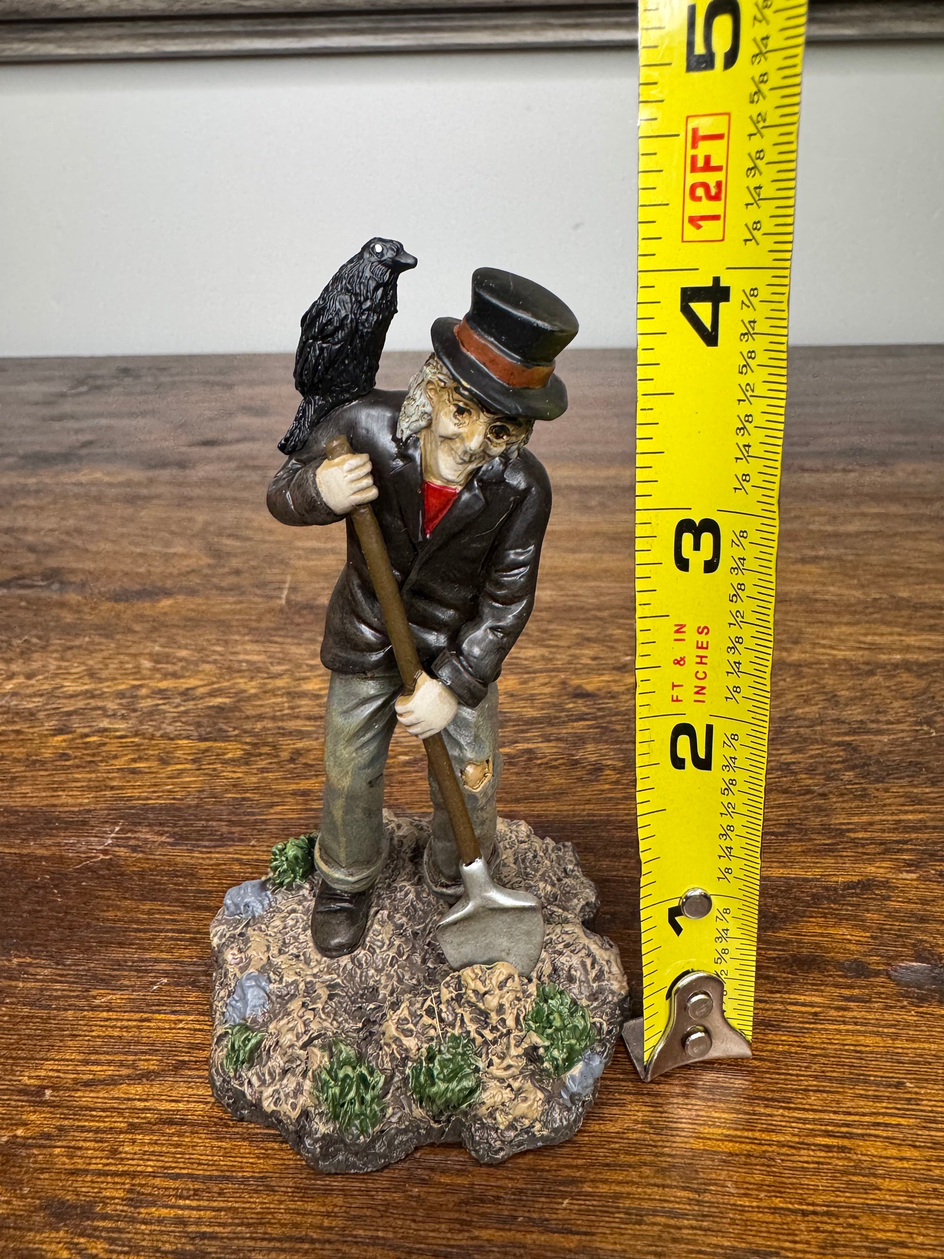 Dept 56 Snow Village Halloween Accessory "Quoth the Raven, Dig Some More"