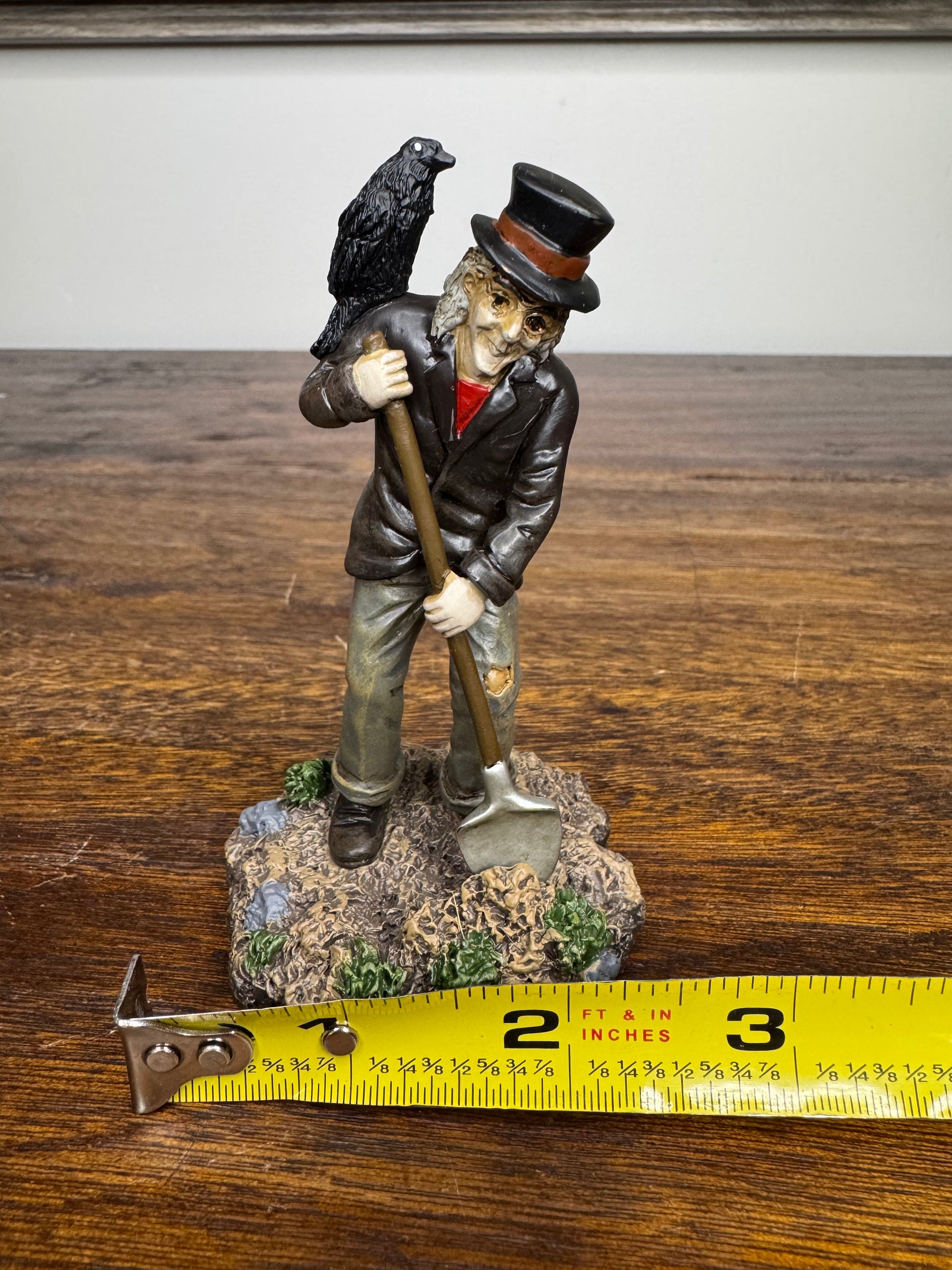 Dept 56 Snow Village Halloween Accessory "Quoth the Raven, Dig Some More"