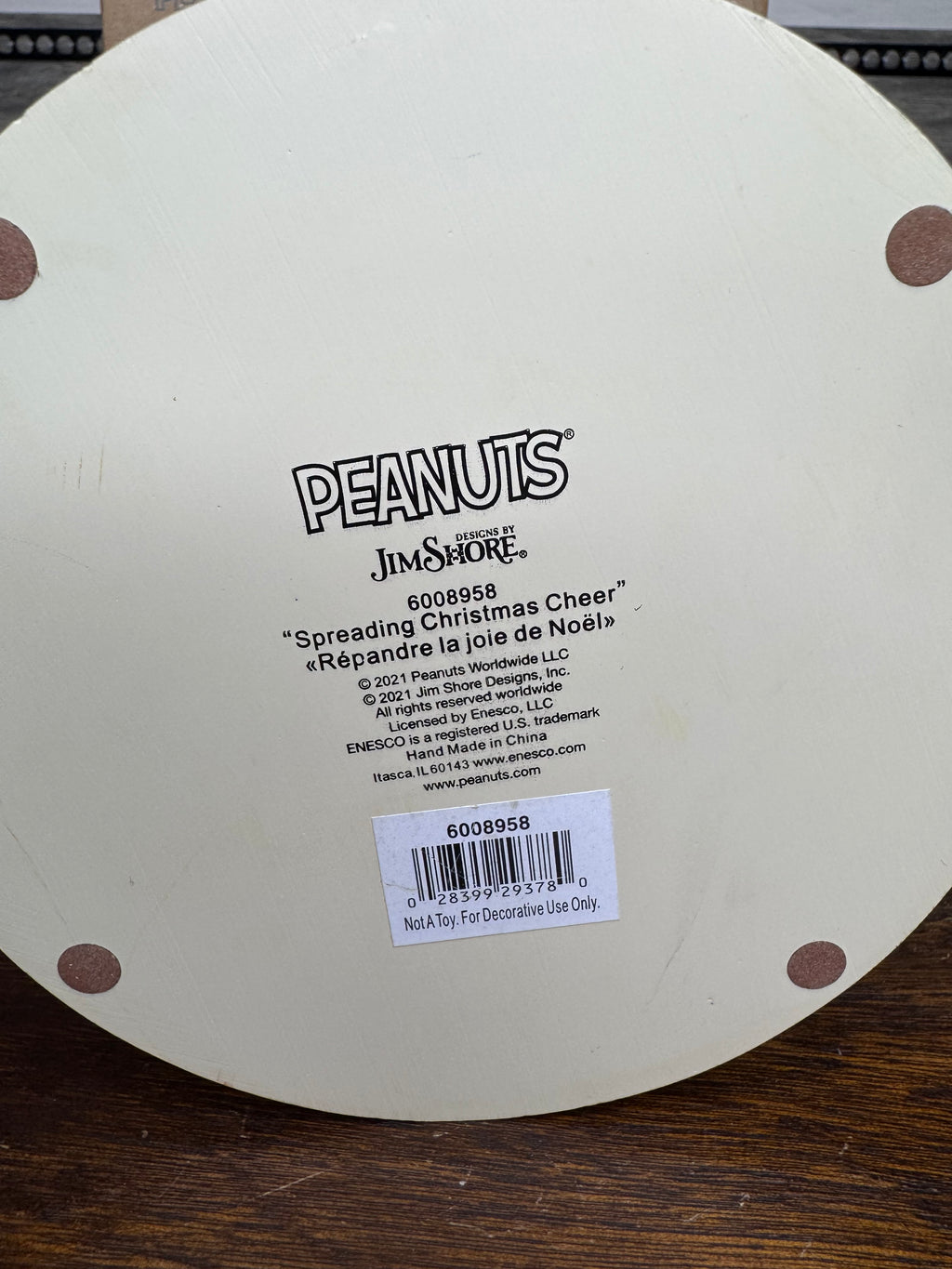 Peanuts by Jim Shore "Spreading Christmas Cheer" NIB