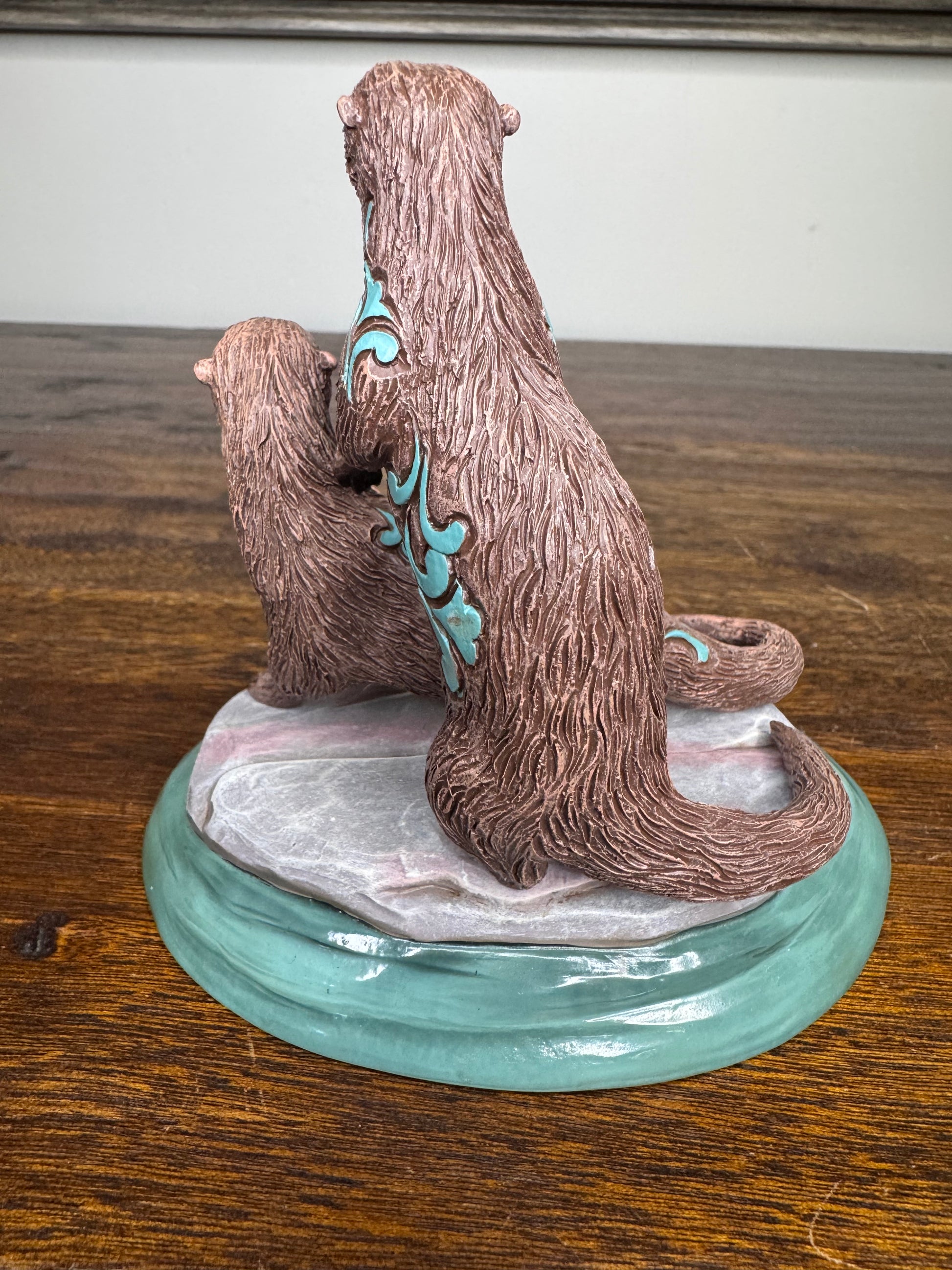 Jim Shore Heartwood Creek River Otter Pair NIB