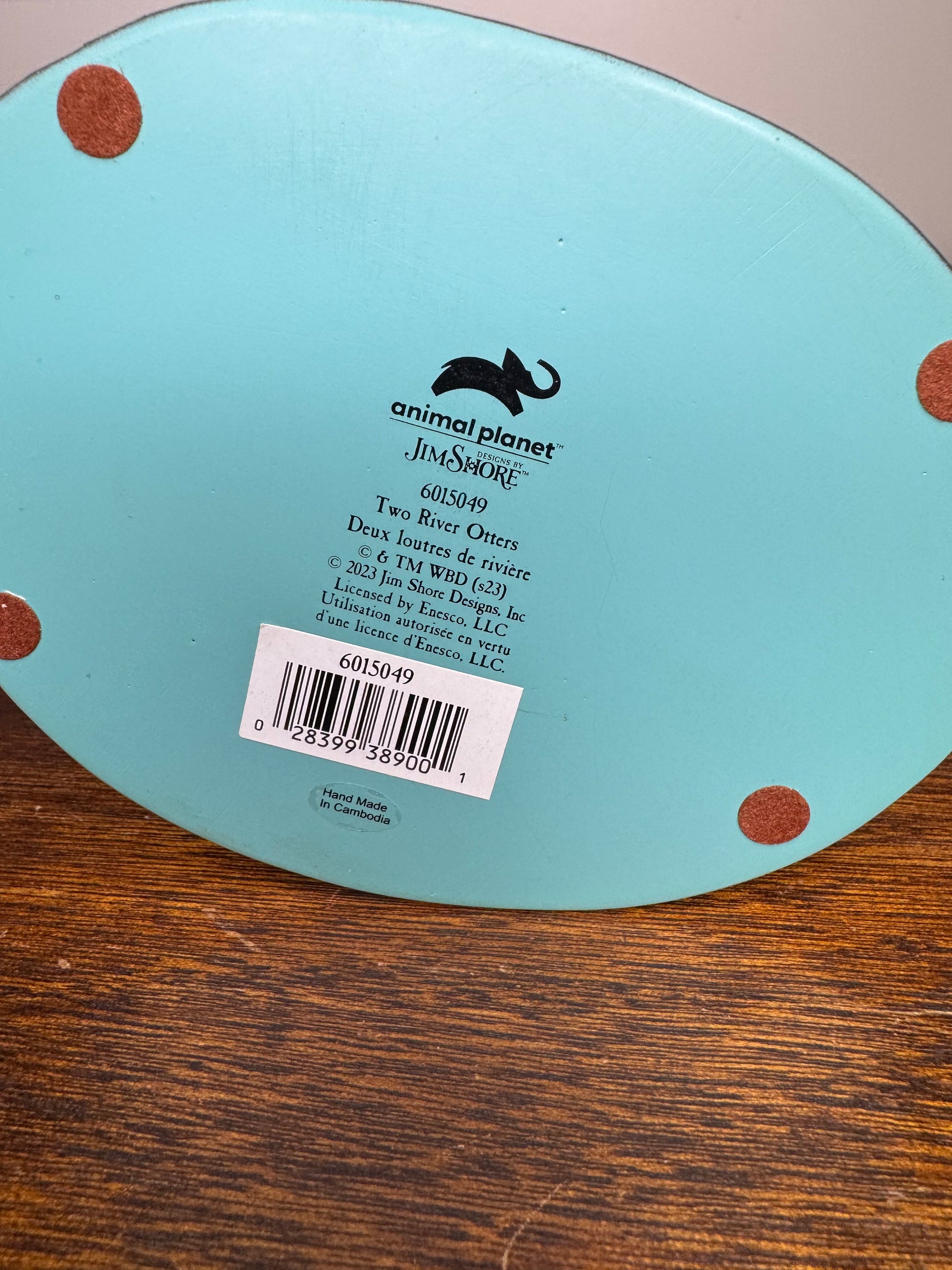 Jim Shore Heartwood Creek River Otter Pair NIB