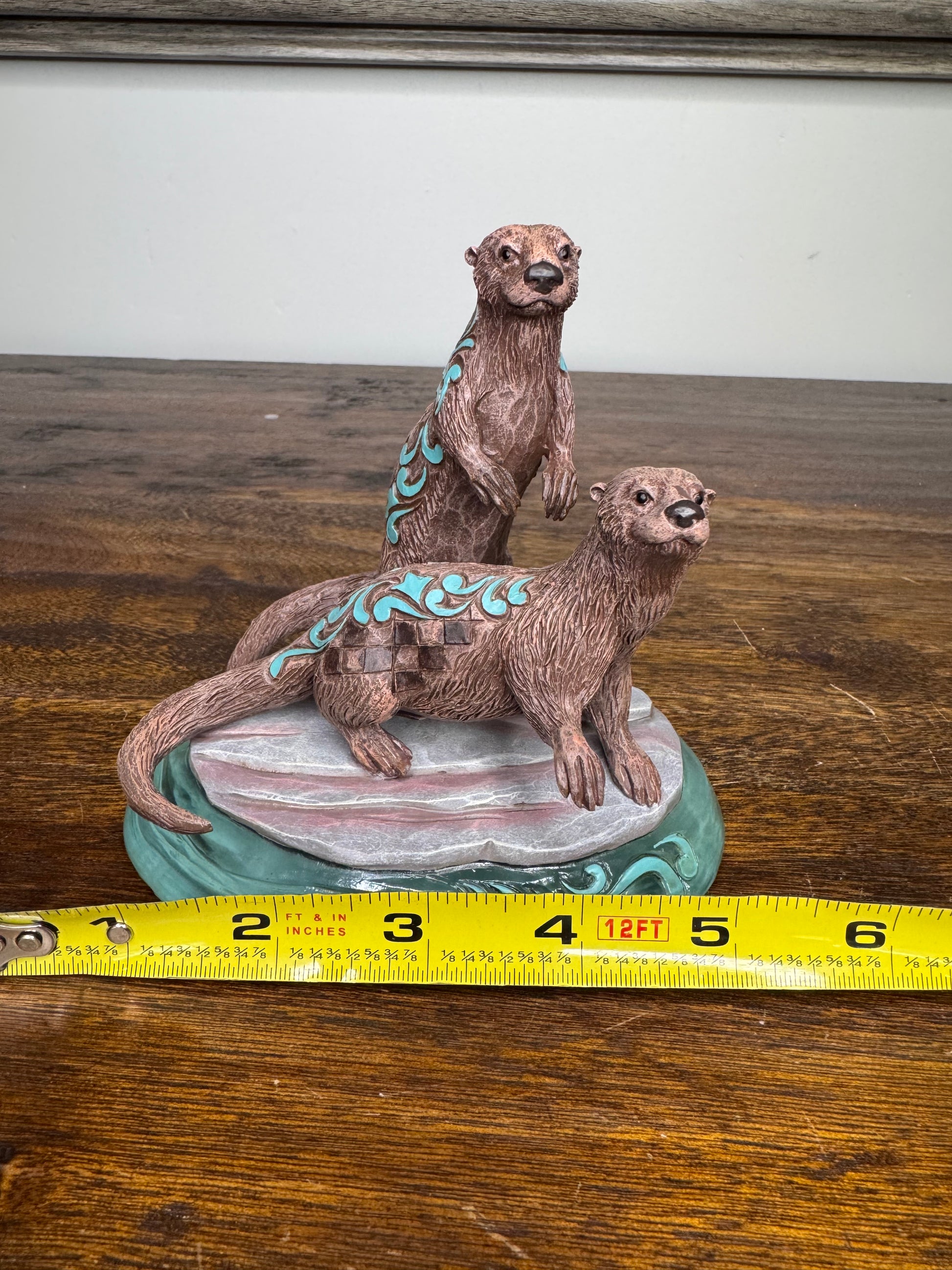 Jim Shore Heartwood Creek River Otter Pair NIB