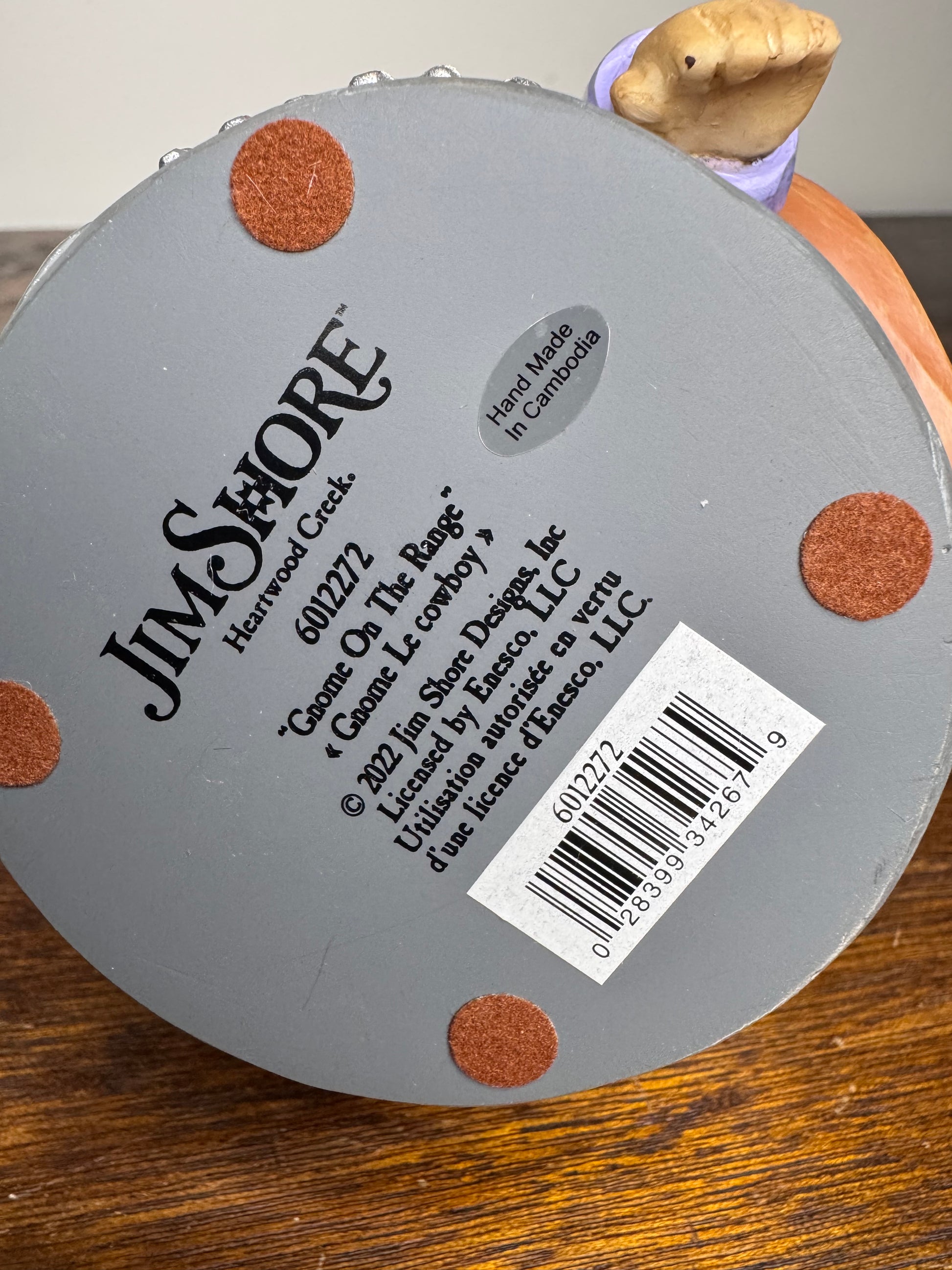 Jim Shore Heartwood Creek Cowboy Gnome NIB