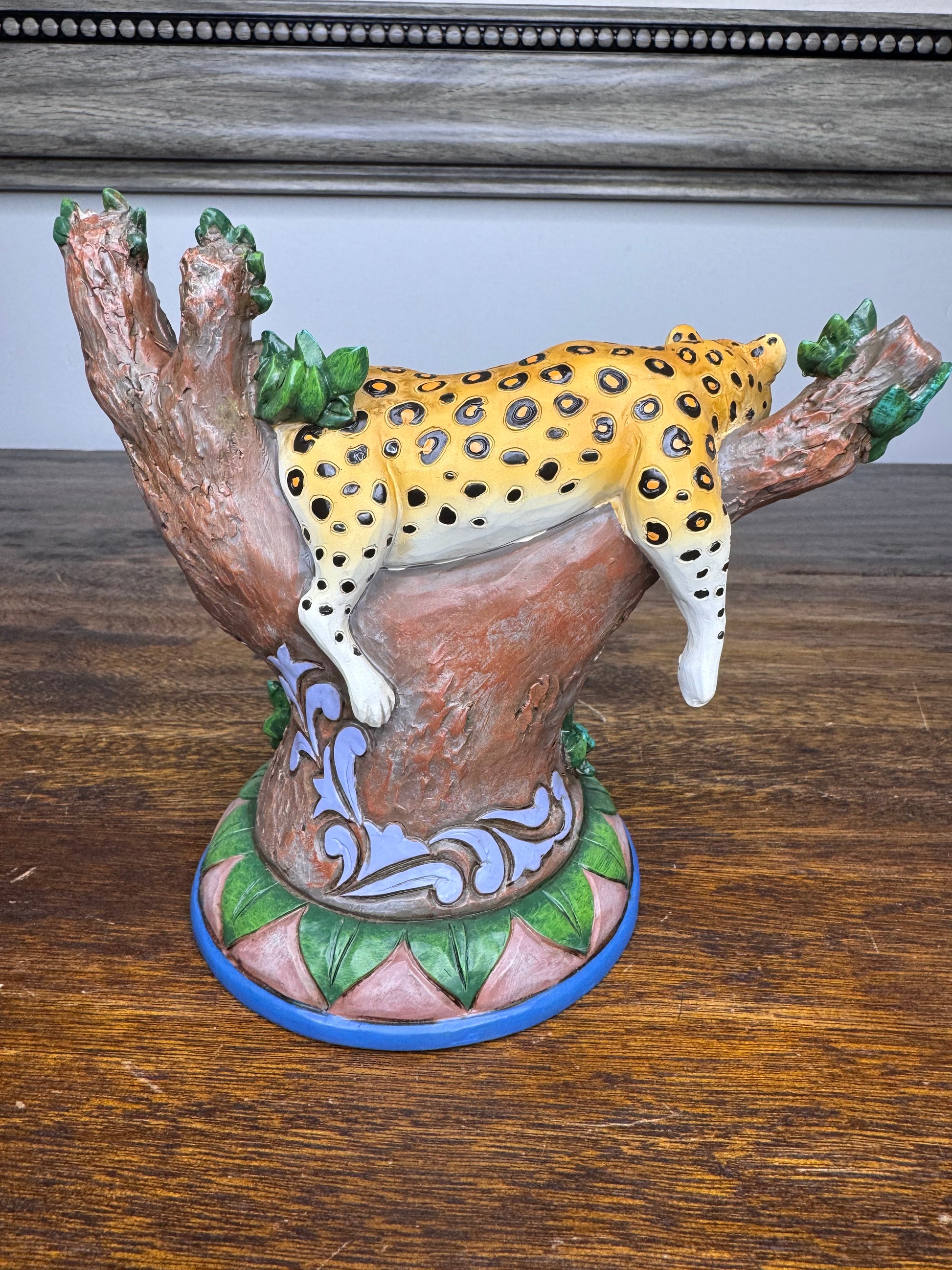 Jim Shore Heartwood Creek Amur Leopard NIB