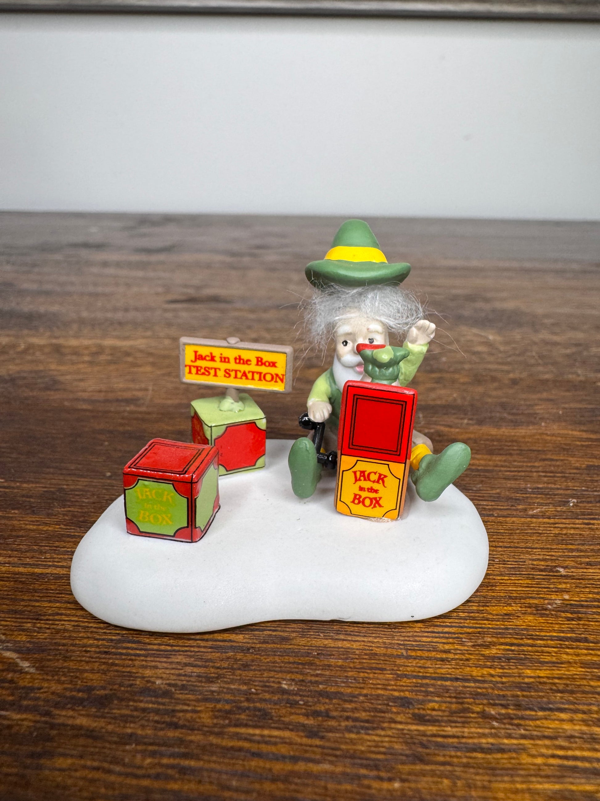 Dept 56 North Pole Village Accessory "This One Passes QC" NIB