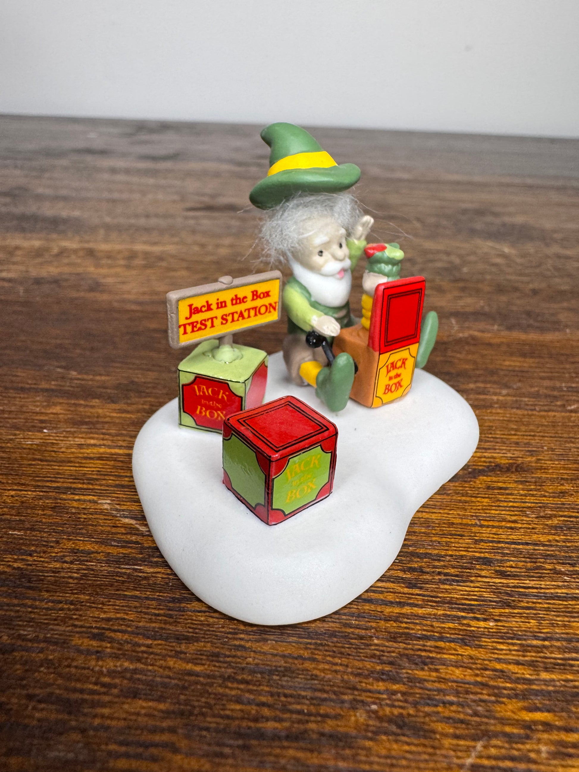 Dept 56 North Pole Village Accessory "This One Passes QC" NIB