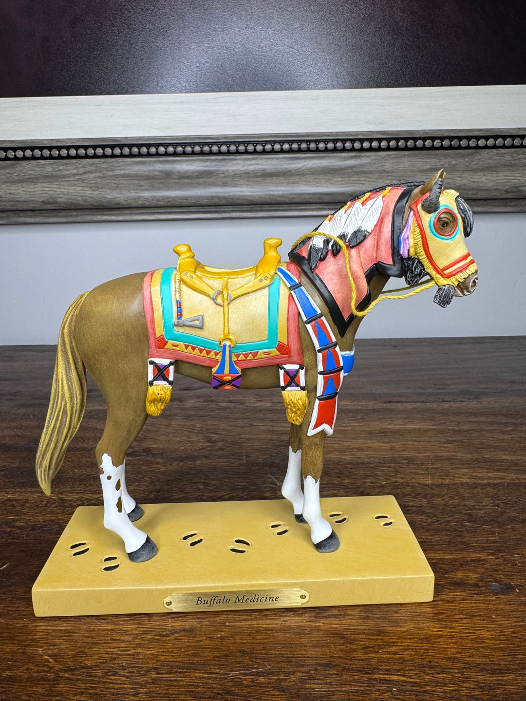 Trail of Painted Ponies Buffalo Medicine Figurine NIB