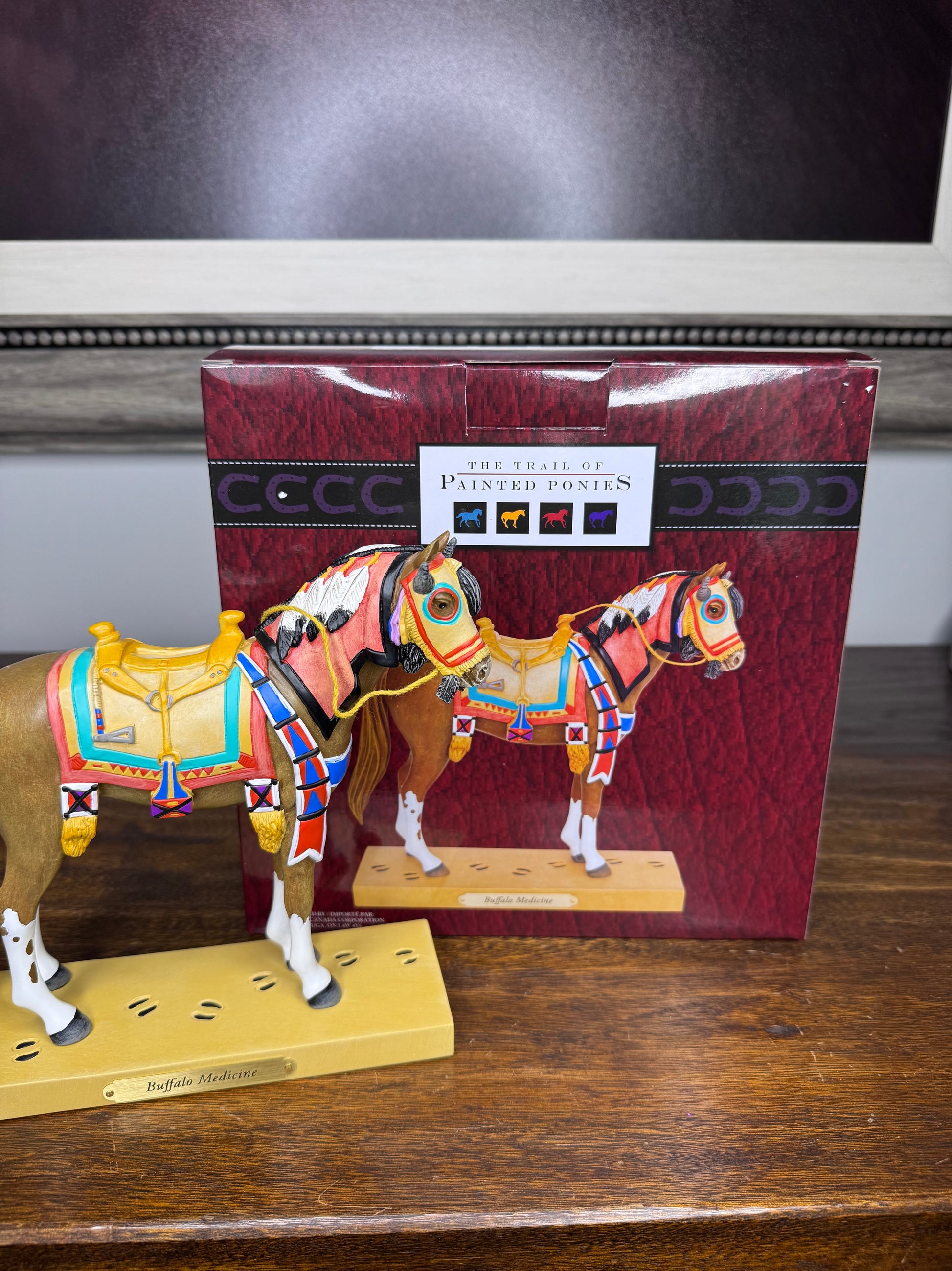 Trail of Painted Ponies Buffalo Medicine Figurine NIB