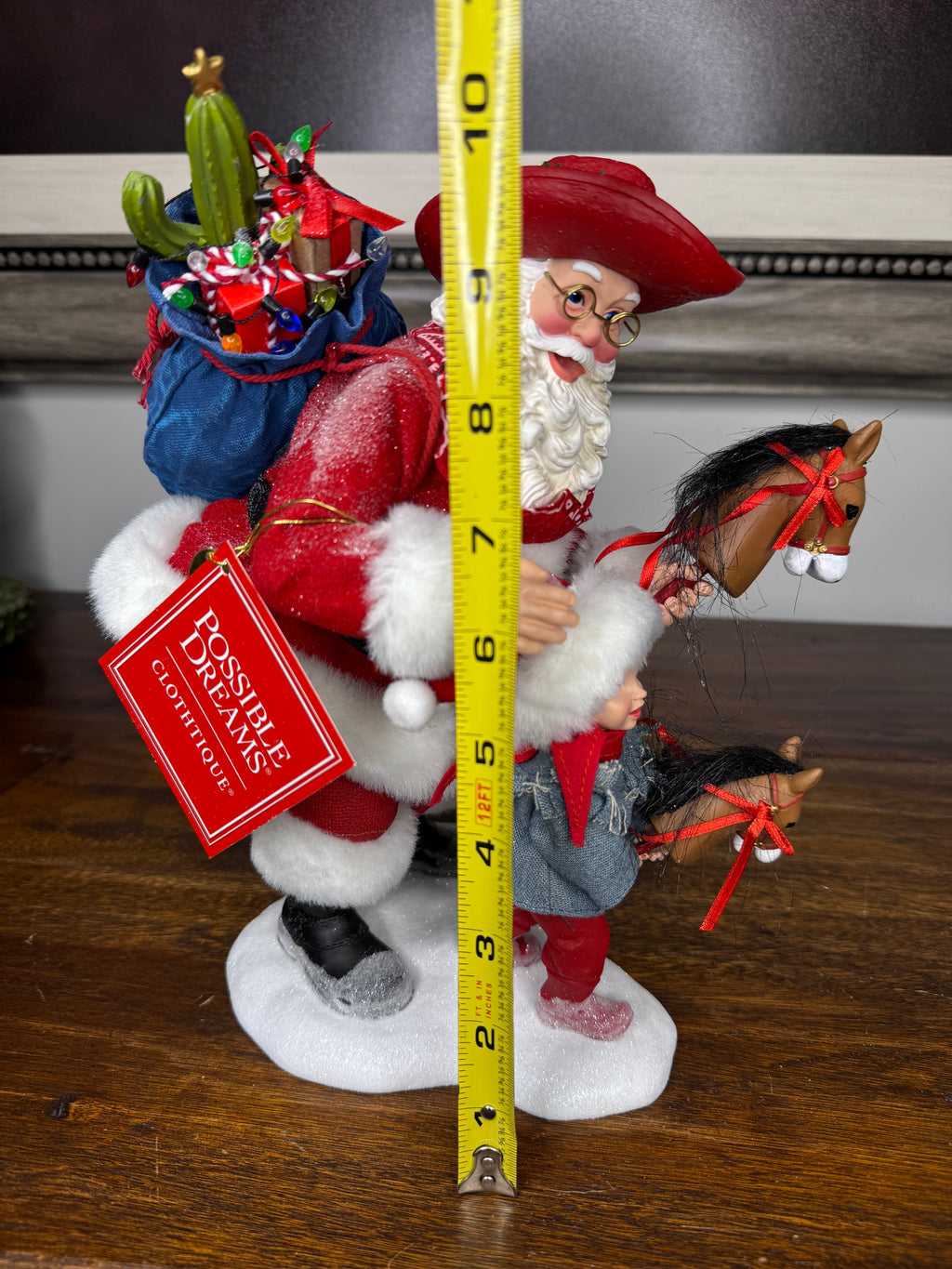 Dept 56 Possible Dreams Round Up Santa NIB