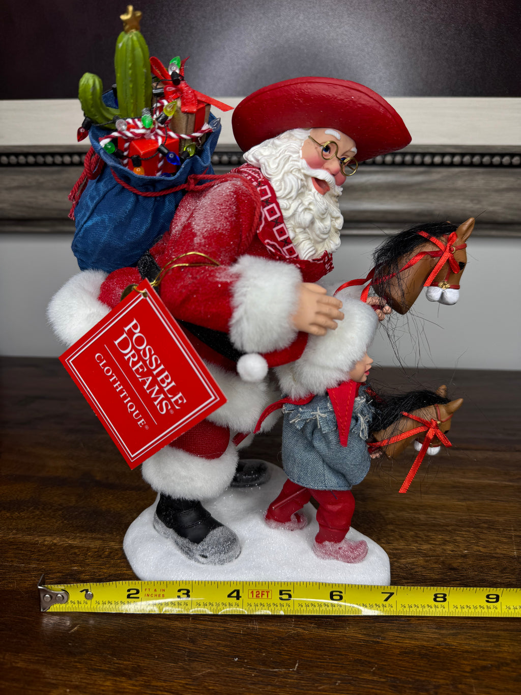 Dept 56 Possible Dreams Round Up Santa NIB