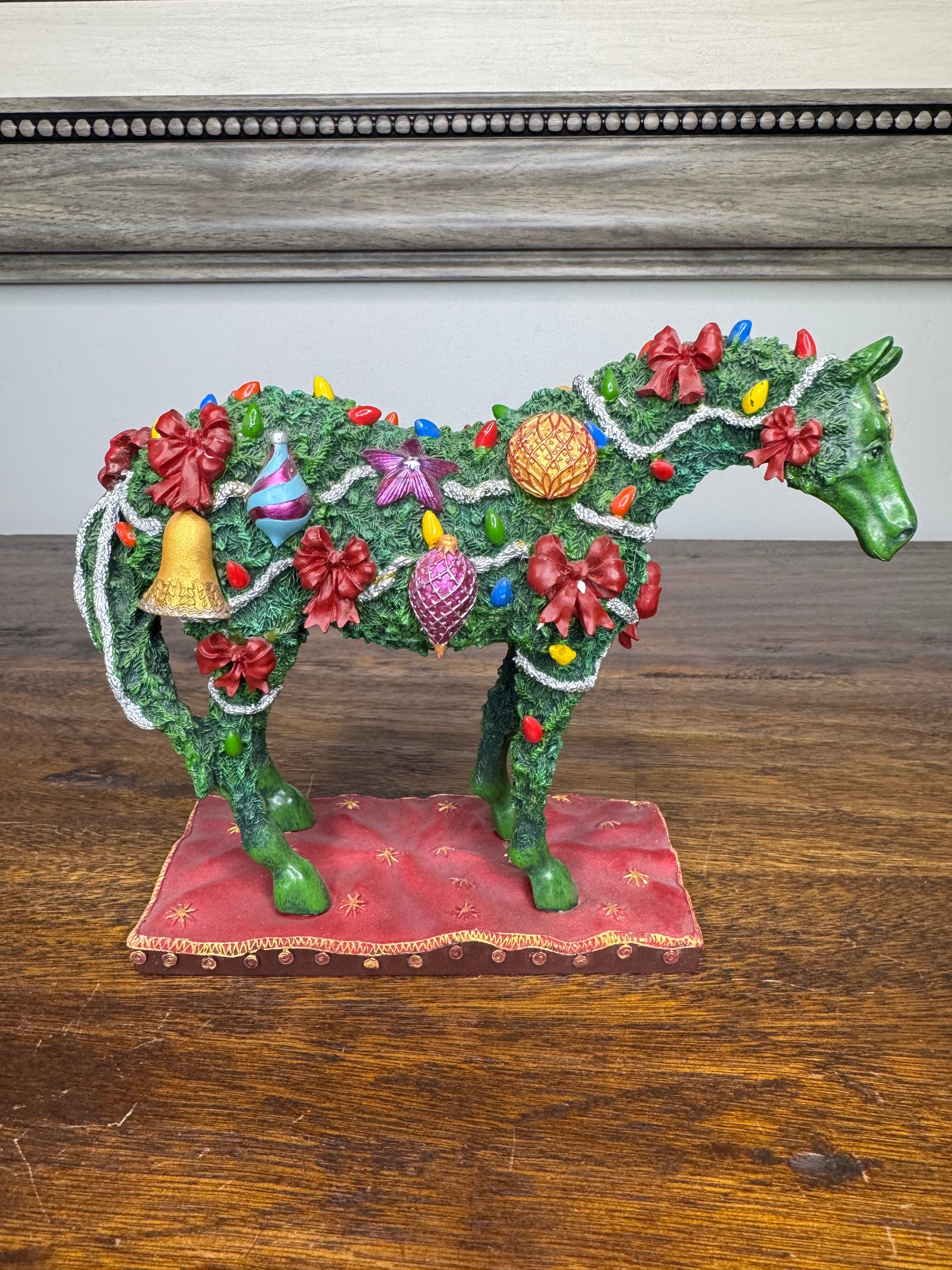 Vintage 1st Ed  2005 Trail Of Painted Ponies "Deck The Halls" Figurine w/ Box