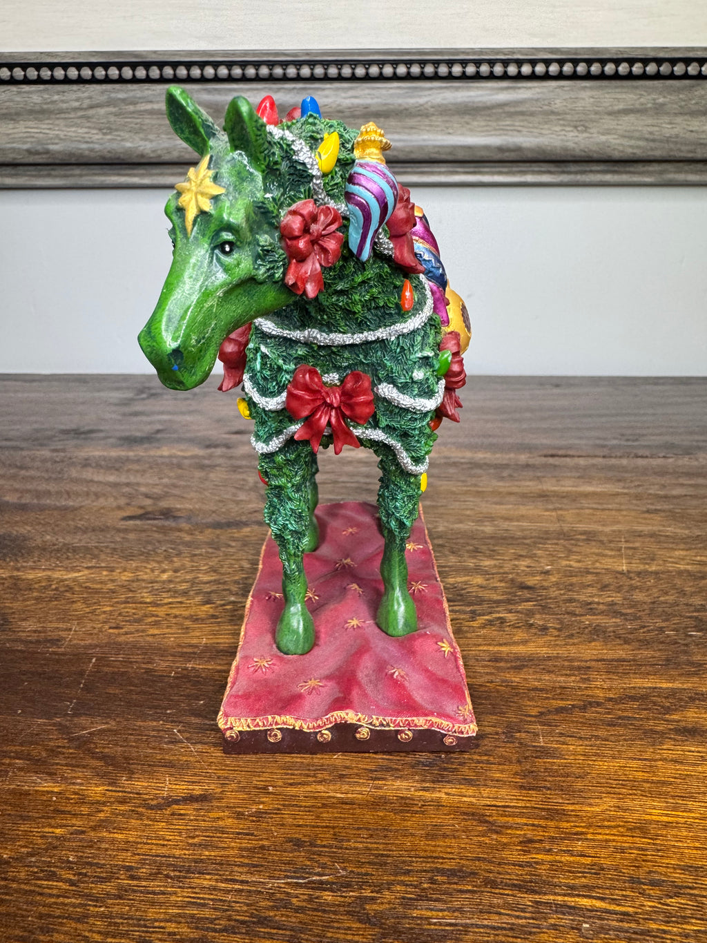 Vintage 1st Ed  2005 Trail Of Painted Ponies "Deck The Halls" Figurine w/ Box