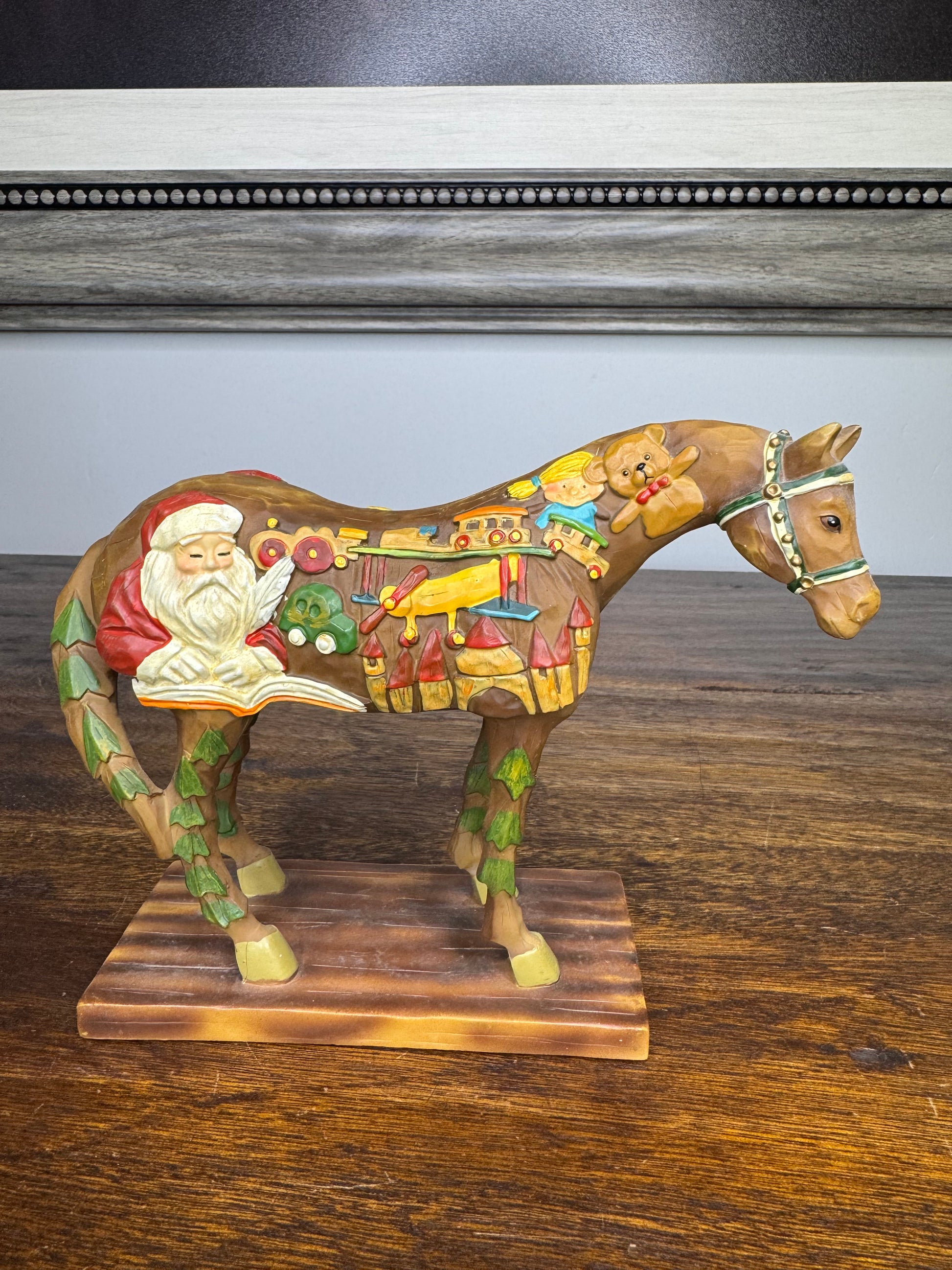 Vintage 1st Edition 2008 Trail of Painted Ponies "Wooden Toy Horse" w/Original Box