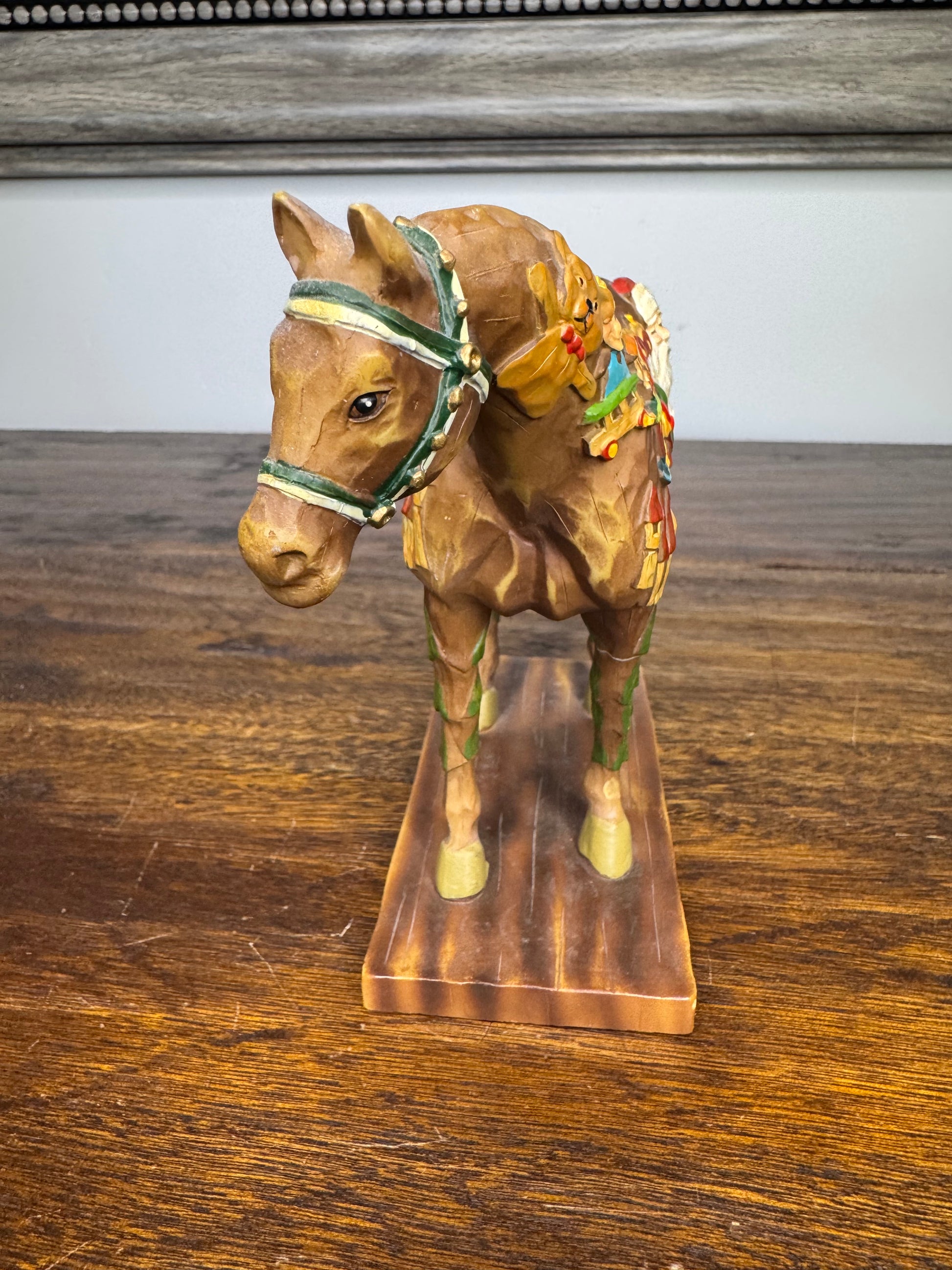 Vintage 1st Edition 2008 Trail of Painted Ponies "Wooden Toy Horse" w/Original Box
