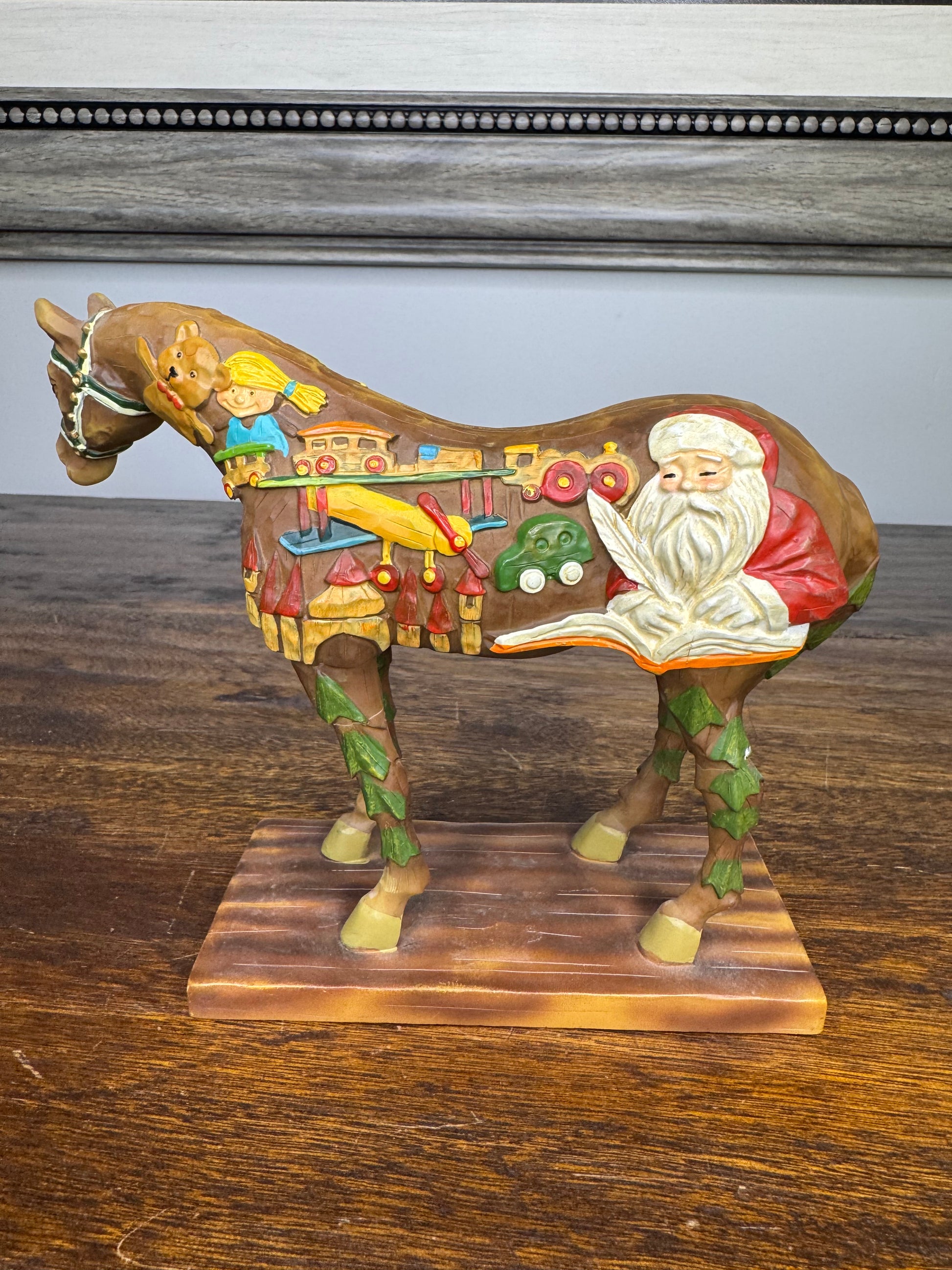 Vintage 1st Edition 2008 Trail of Painted Ponies "Wooden Toy Horse" w/Original Box