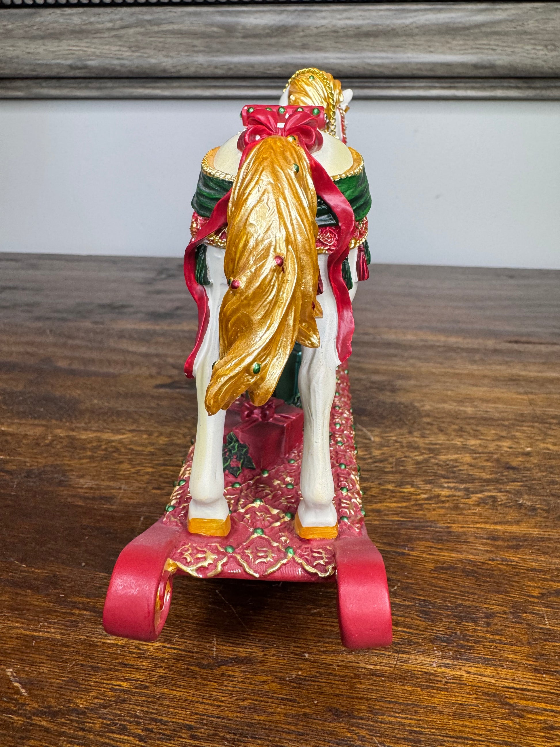 Vintage 1st Edition Trail of Painted Ponies "Noel" Christmas Rocking Horse w/ Original Box