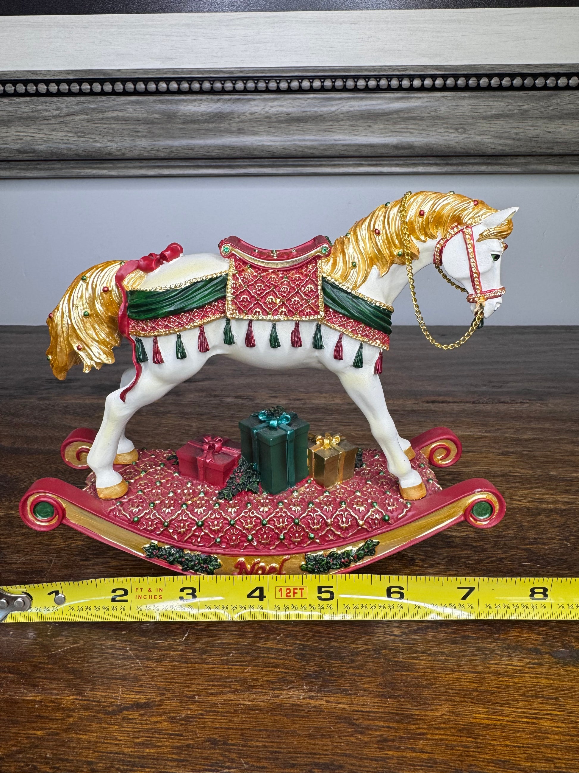Vintage 1st Edition Trail of Painted Ponies "Noel" Christmas Rocking Horse w/ Original Box