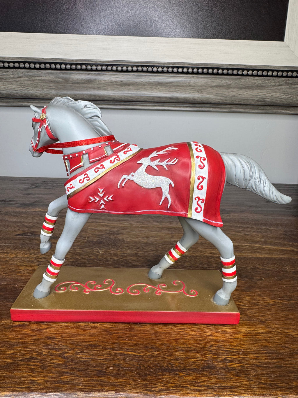 Vintage 1st Edition 2016 Trail of Painted Ponies "Crimson Joy" Figurine w/ original Box